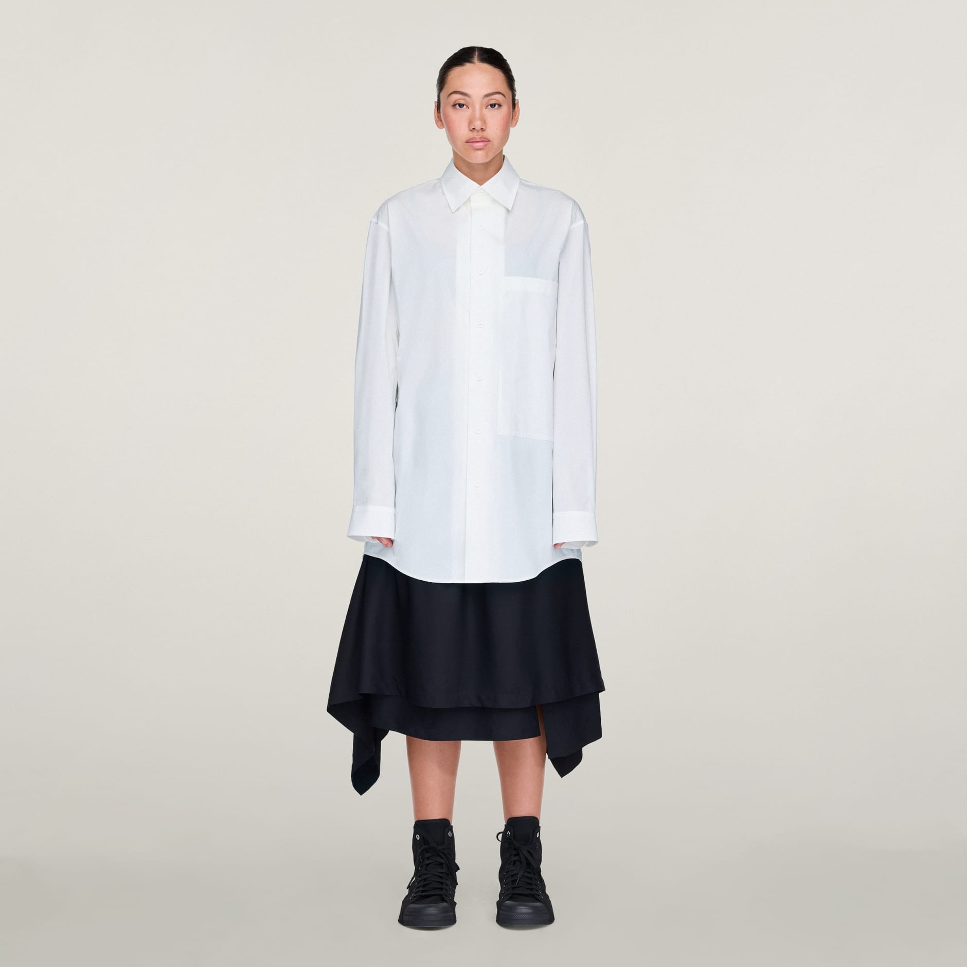 Cămașa Sporty Y-3 Bumbac