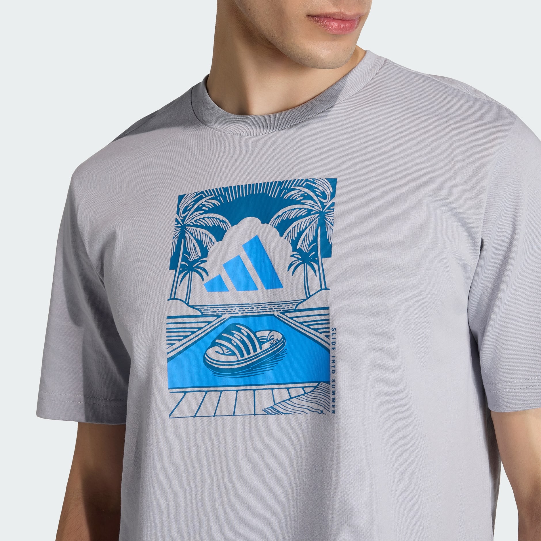 SUMMER SLIDES RELAX GRAPHIC T-SHIRT