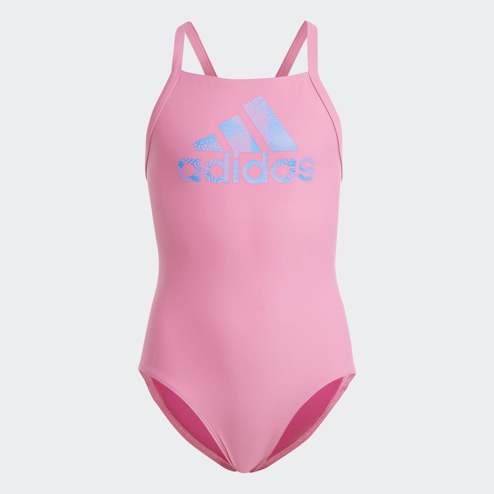 adidas Big Logo Swimsuit - Pink | adidas LK