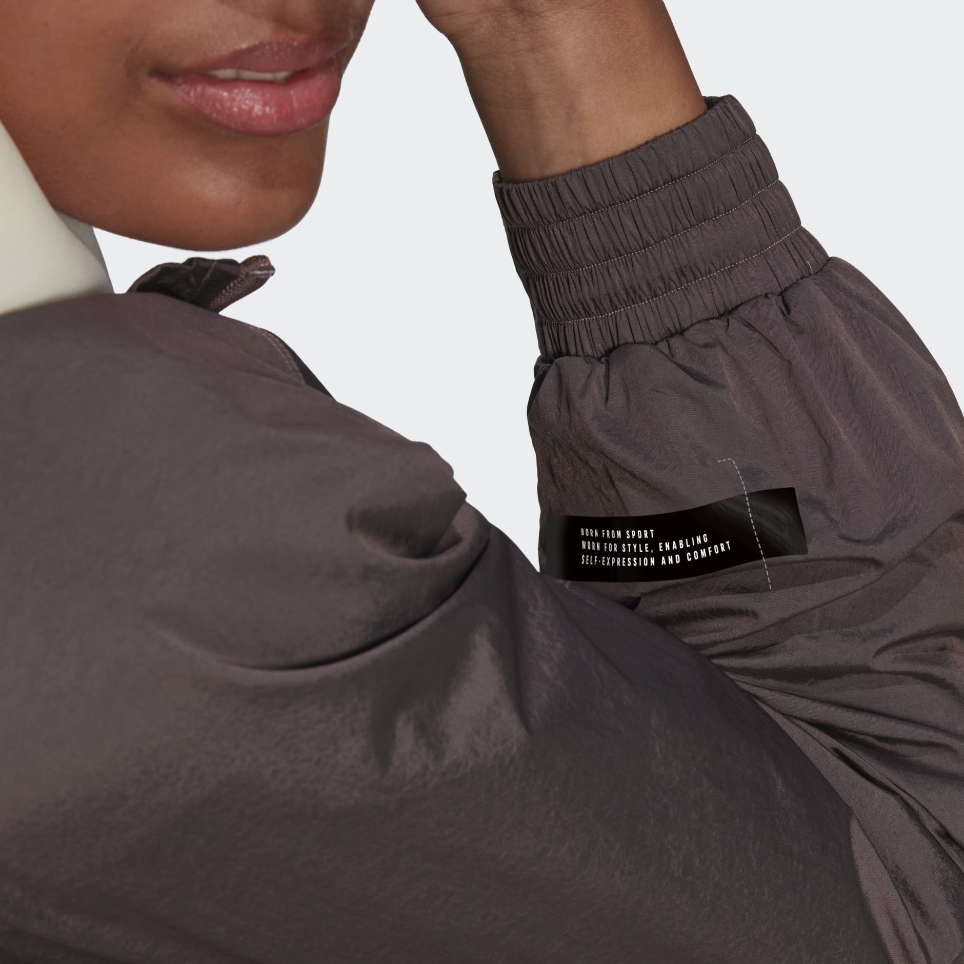 Woven Track Top