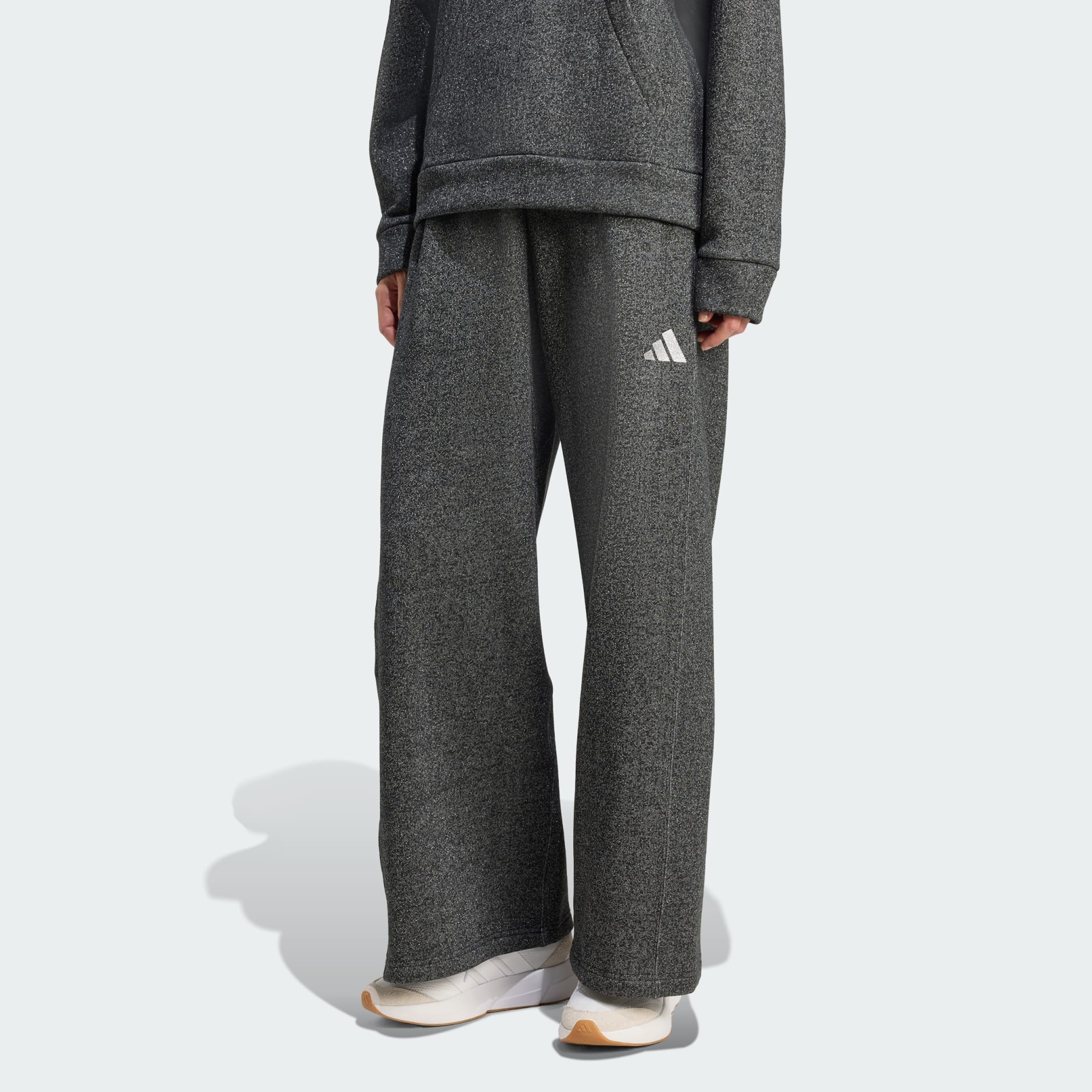 ALL SZN Holiday Glitter Fleece Loose Pants