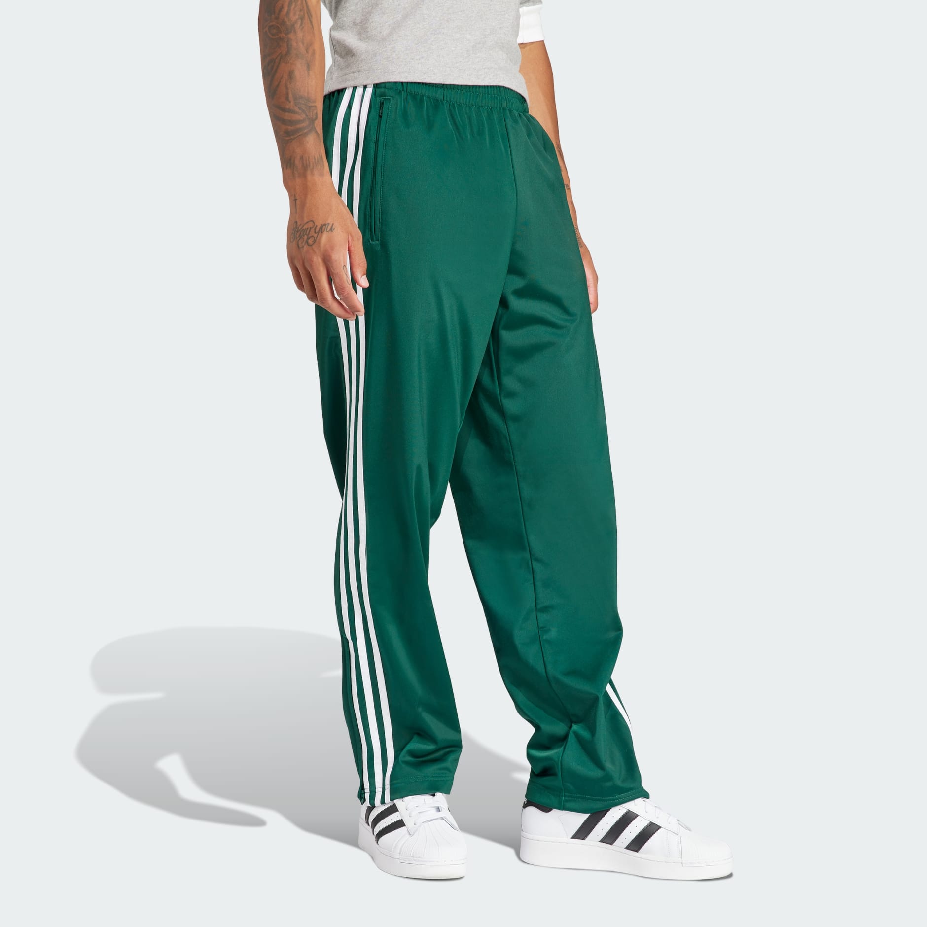 adidas Adicolor Classics Firebird Track Pants - Green | adidas UAE