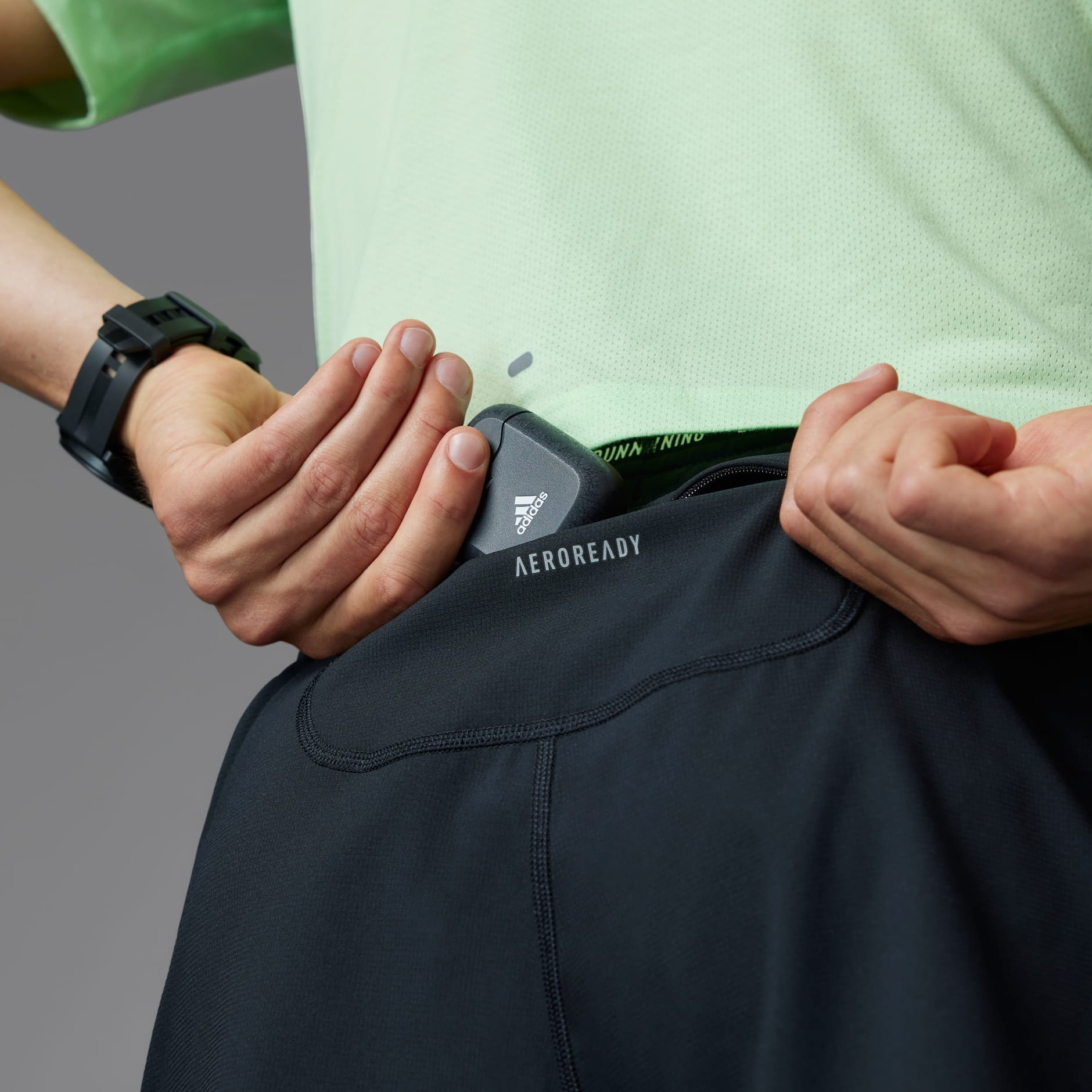 Own the Run 3-Stripes Shorts