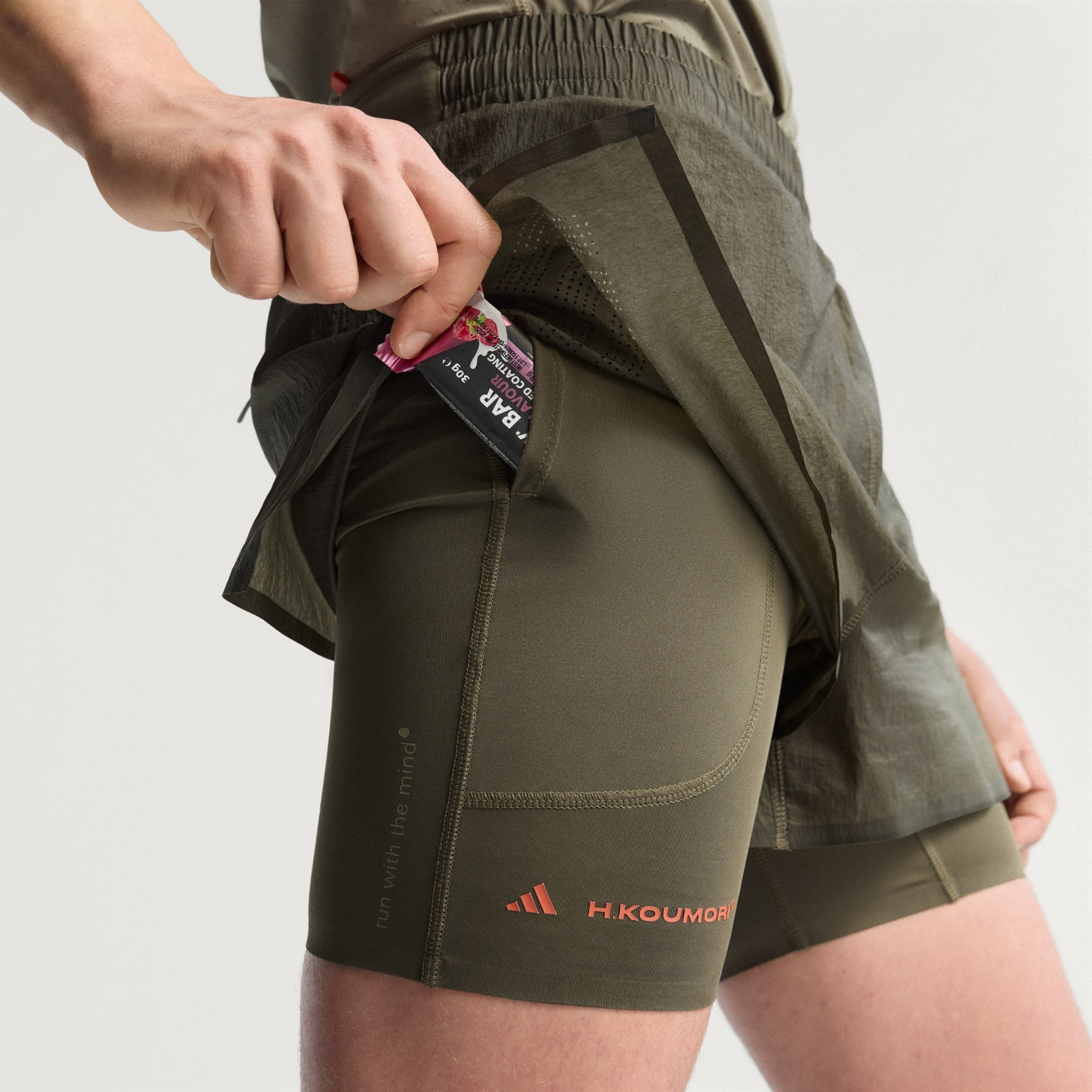 Adi365 H.Koumori Running 2-In-1 Shorts