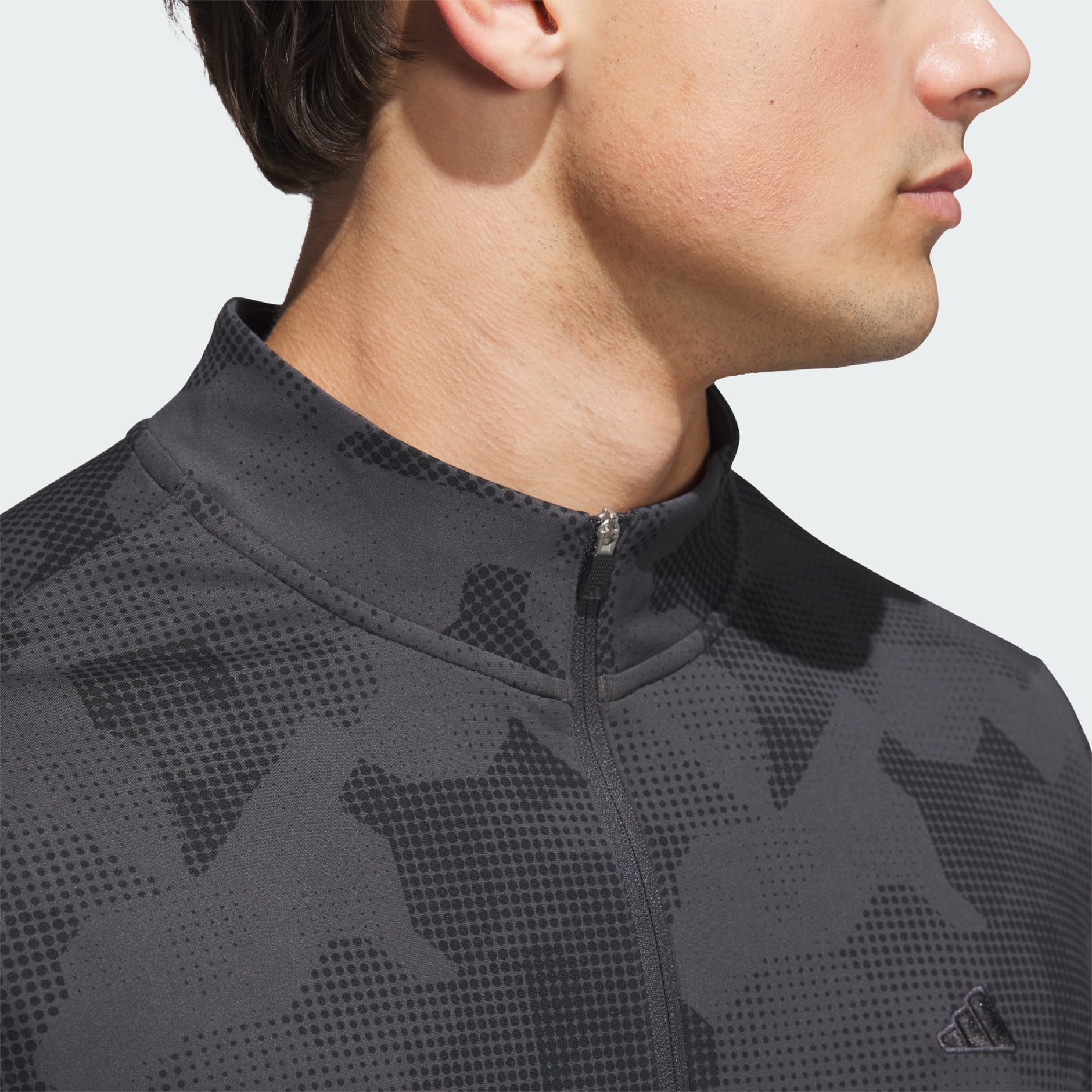 Bluză Go-To cu imprimeu și fermoar 1/4