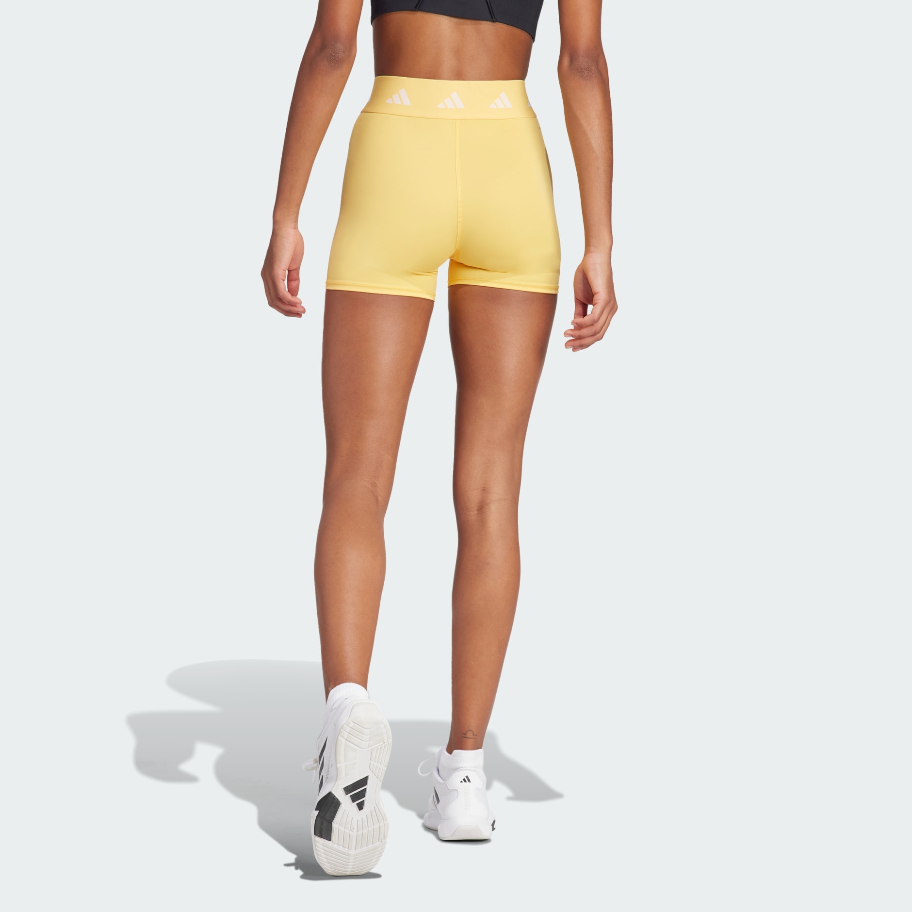 adidas Techfit Short Leggings - Yellow | adidas UAE