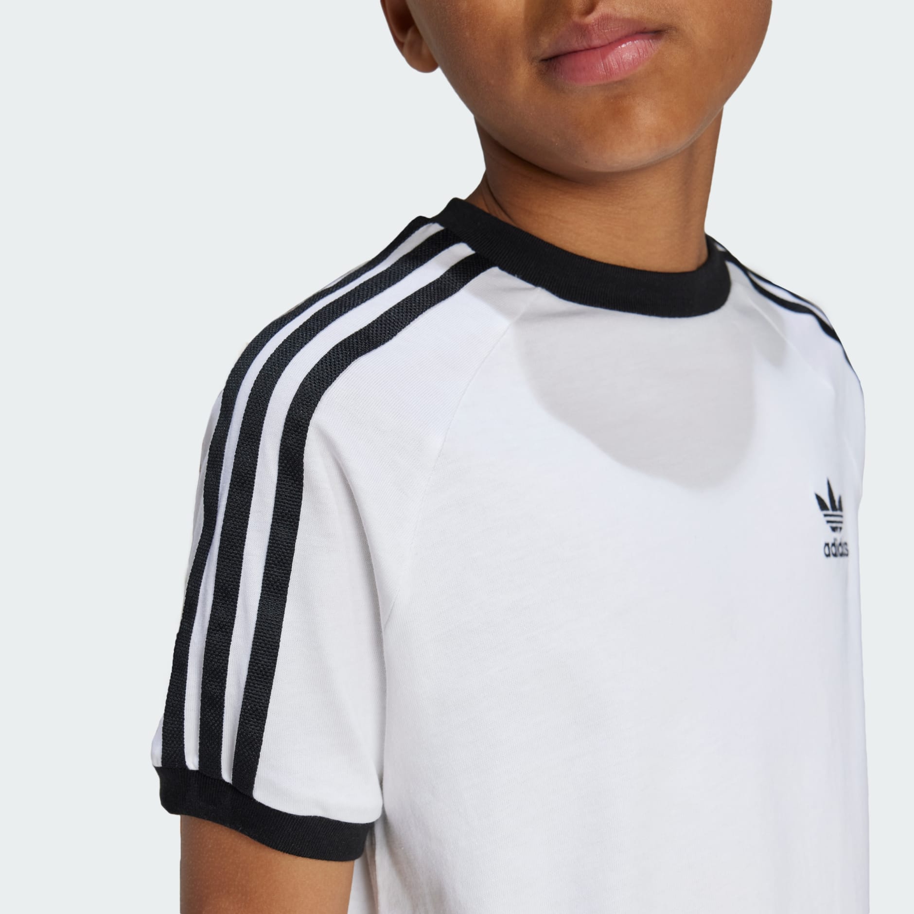 Clothing Adicolor 3 Stripes Tee Kids White adidas South Africa