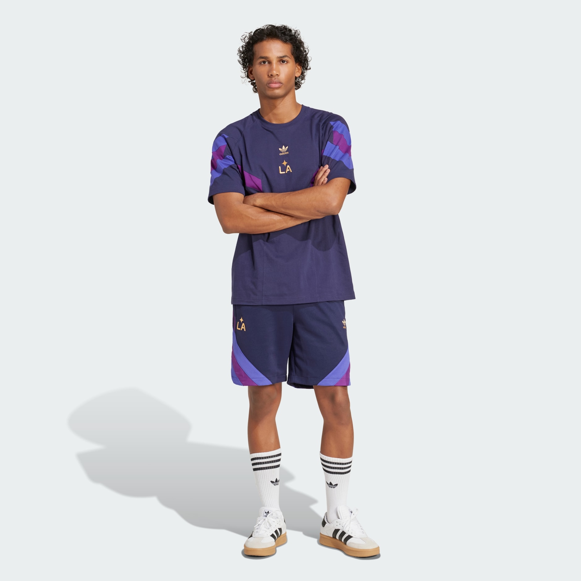 Tricou cu m&acirc;necă scurtă LA Galaxy Originals