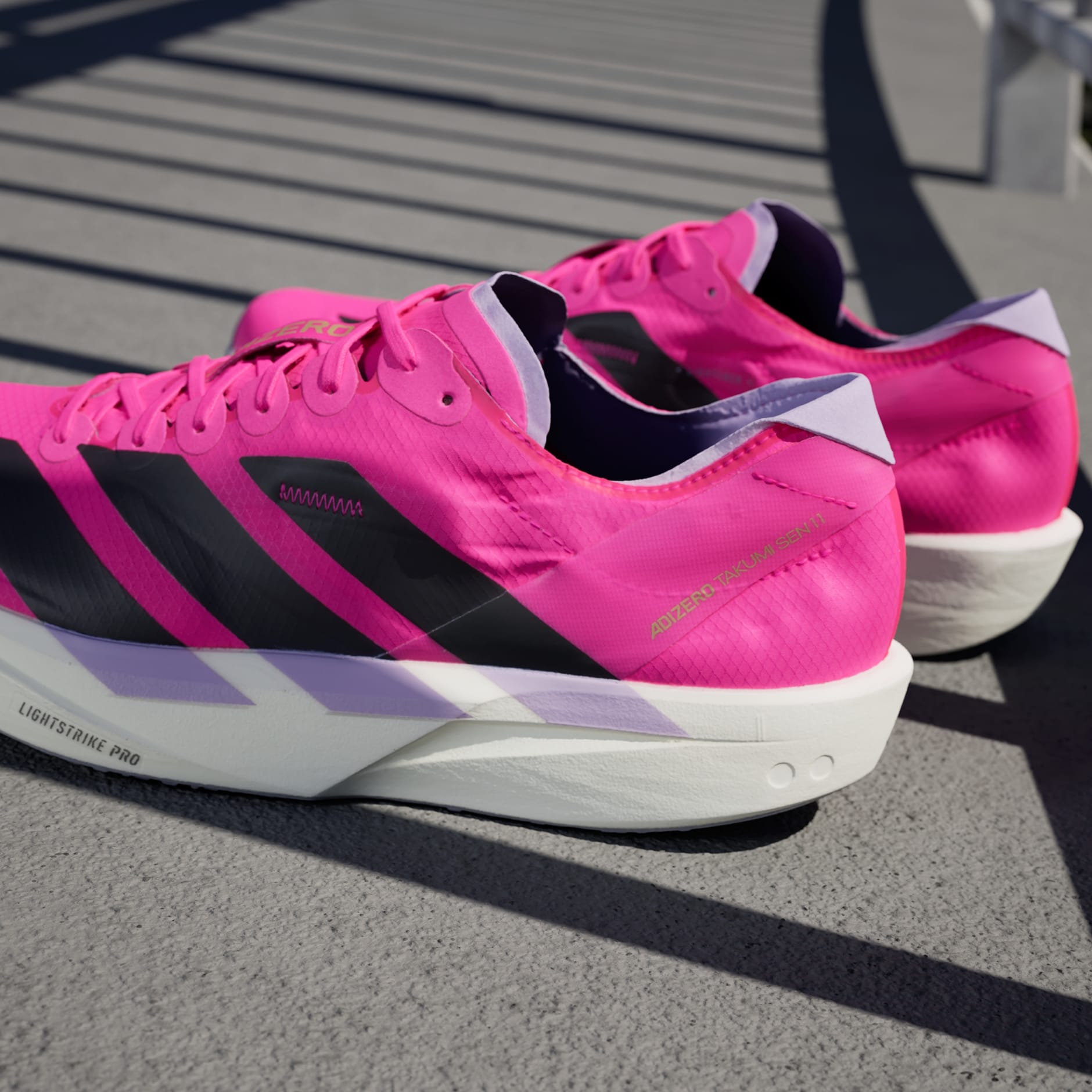 Shoes - Adizero Takumi Sen 11 Shoes - Pink | adidas Qatar
