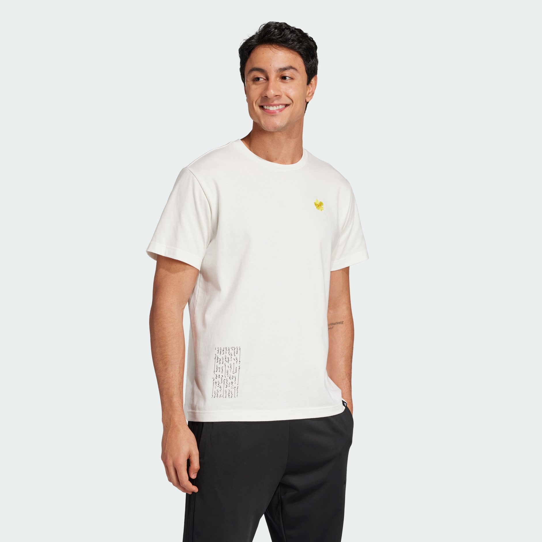 adidas UAE Flower Tee (Gender Neutral) - White | adidas GH