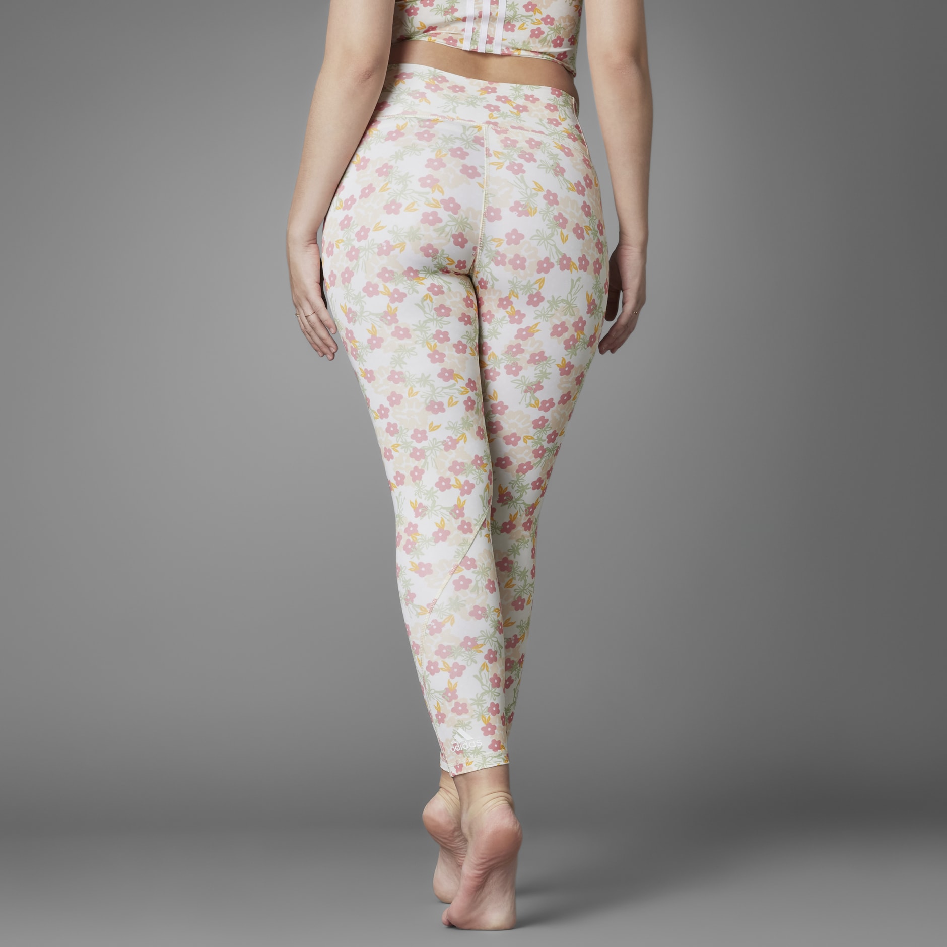Grow Positivity Optime Flowers Training 7/8 Tights