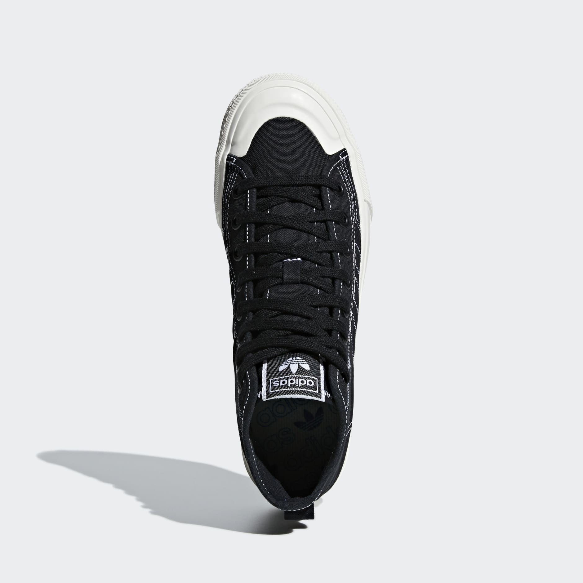 adidas Nizza RF Hi Shoes - Black | adidas LK