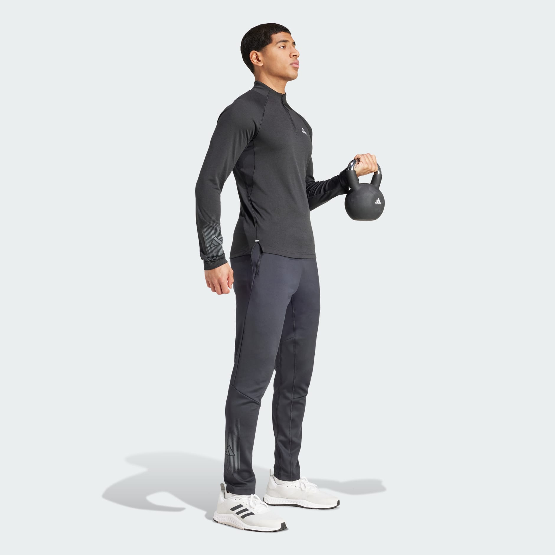 Gym+ Training Brandlove 1/4-Zip Long Sleeve Shirt