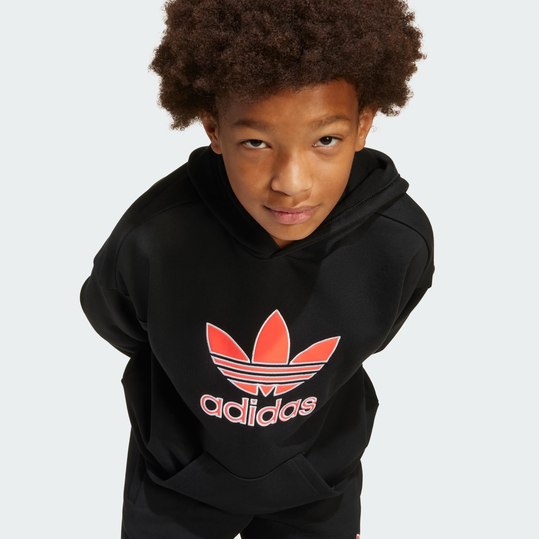 Sweat-shirt &agrave; capuche grand logo Oversized Enfants
