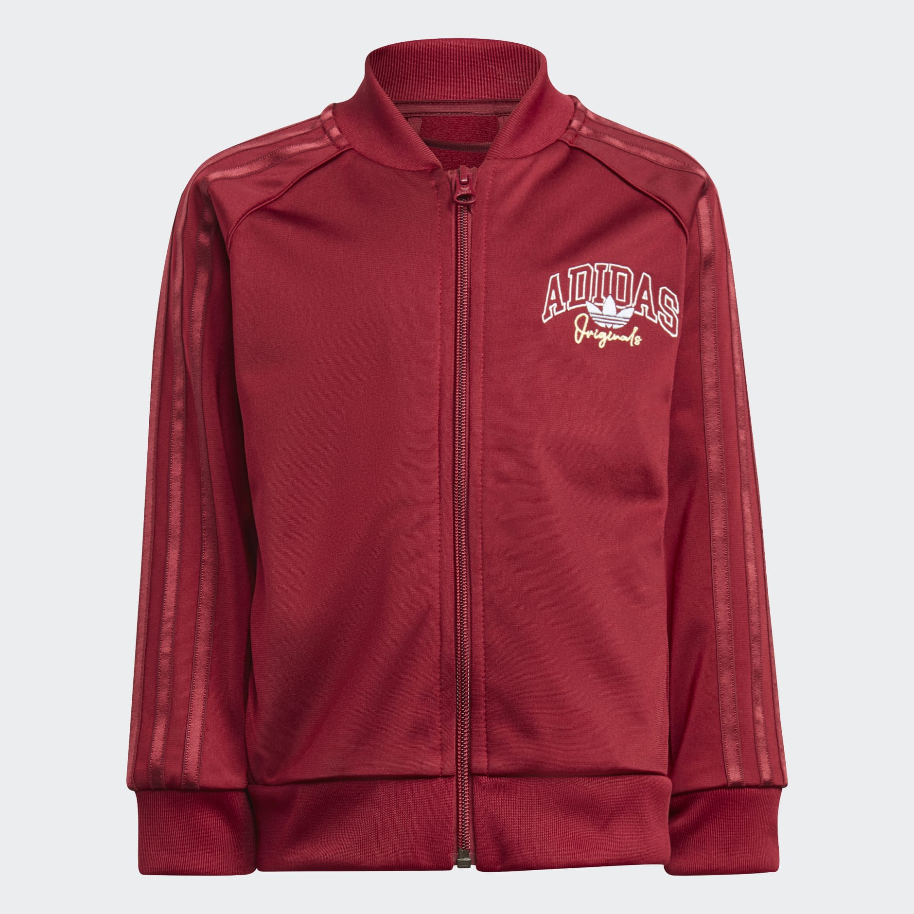 Adidas sst track jacket hotsell collegiate red