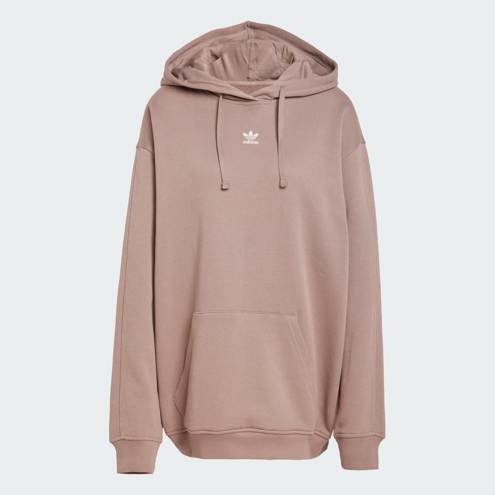 Hanorac cu glugă, larg, flaușat Essentials