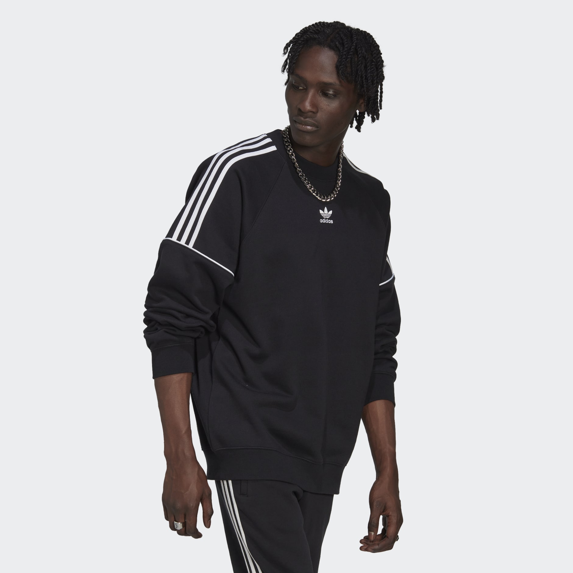 Clothing - adidas Rekive Crew Sweatshirt - Black | adidas South Africa