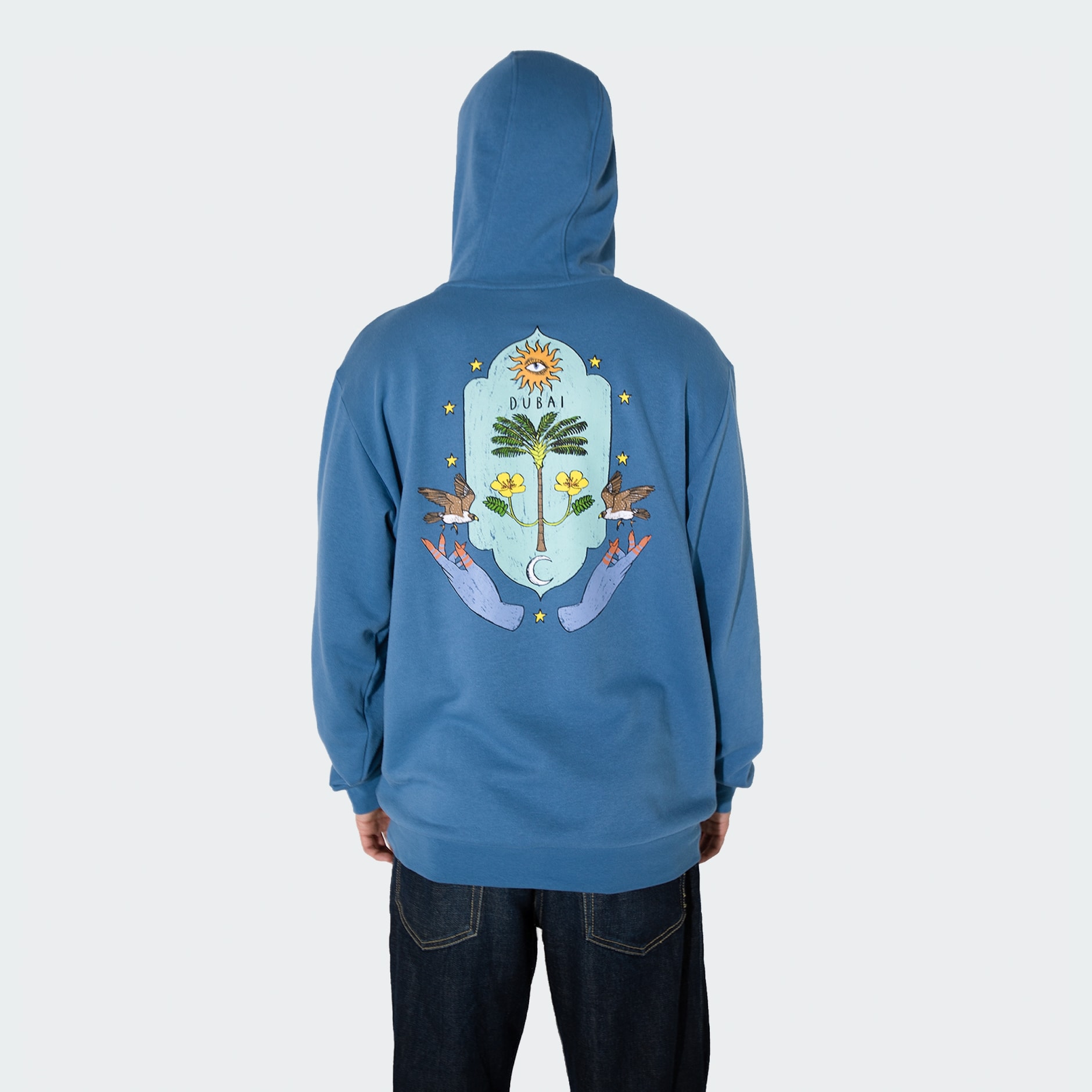 ADIDAS DUBAI NOURIE FLAYHAN GRAPHIC HOODIE