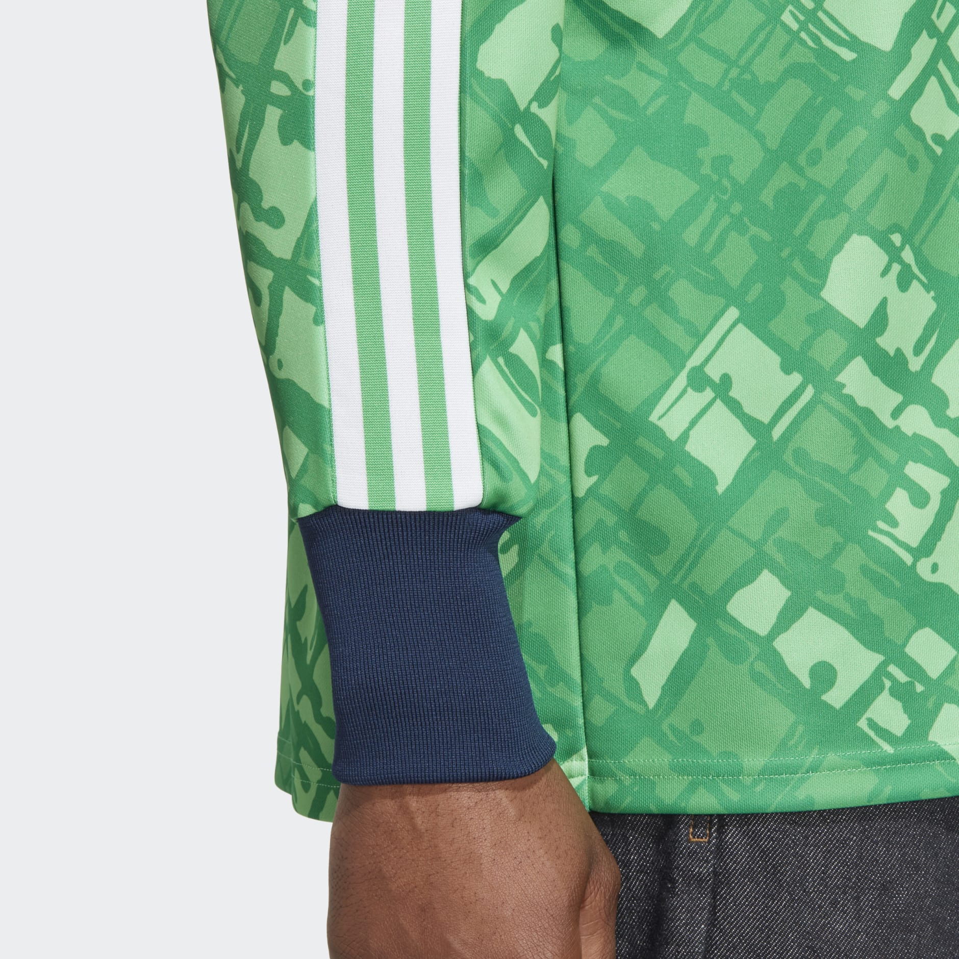 Men's Adidas Green Arsenal Authentic Football Icon Goalkeeper Jersey