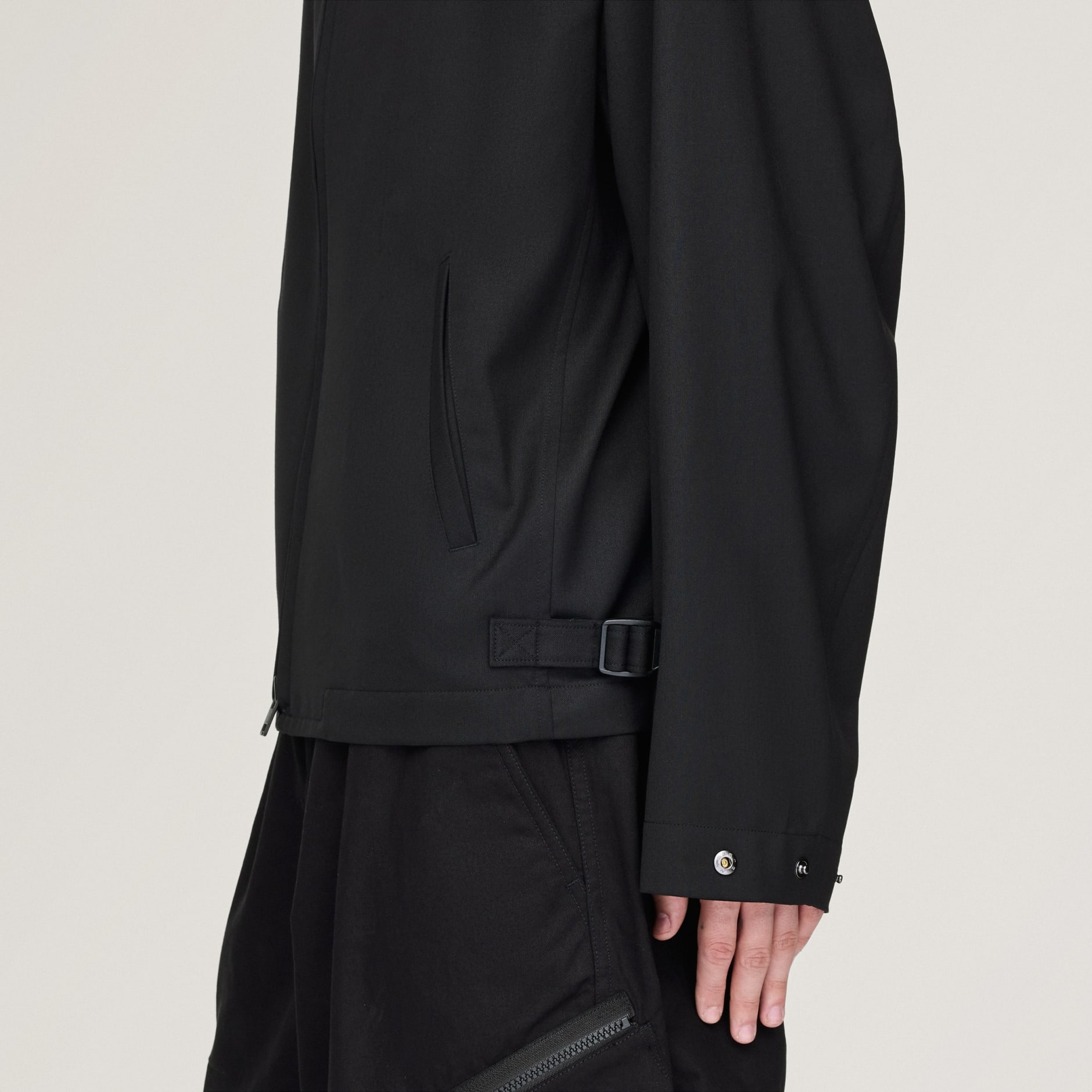 Bluzon Y-3 din l&acirc;nă rafinată