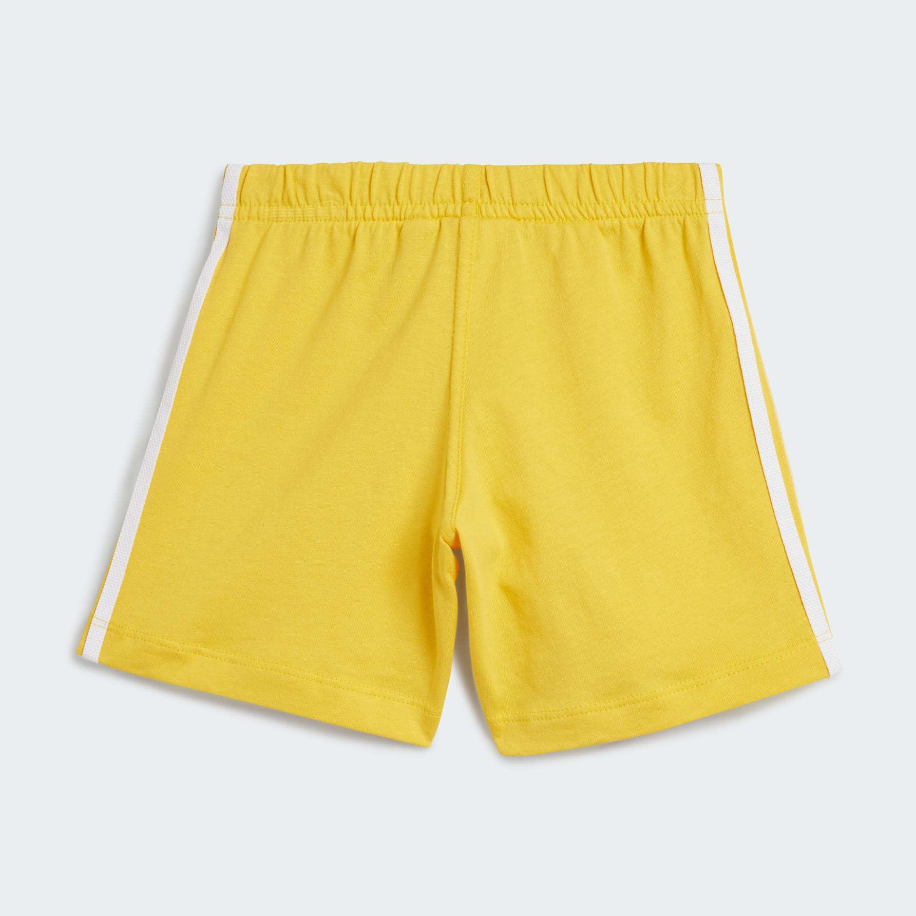 Kids Clothing - Trefoil Shorts Tee Set - Yellow | adidas Saudi Arabia