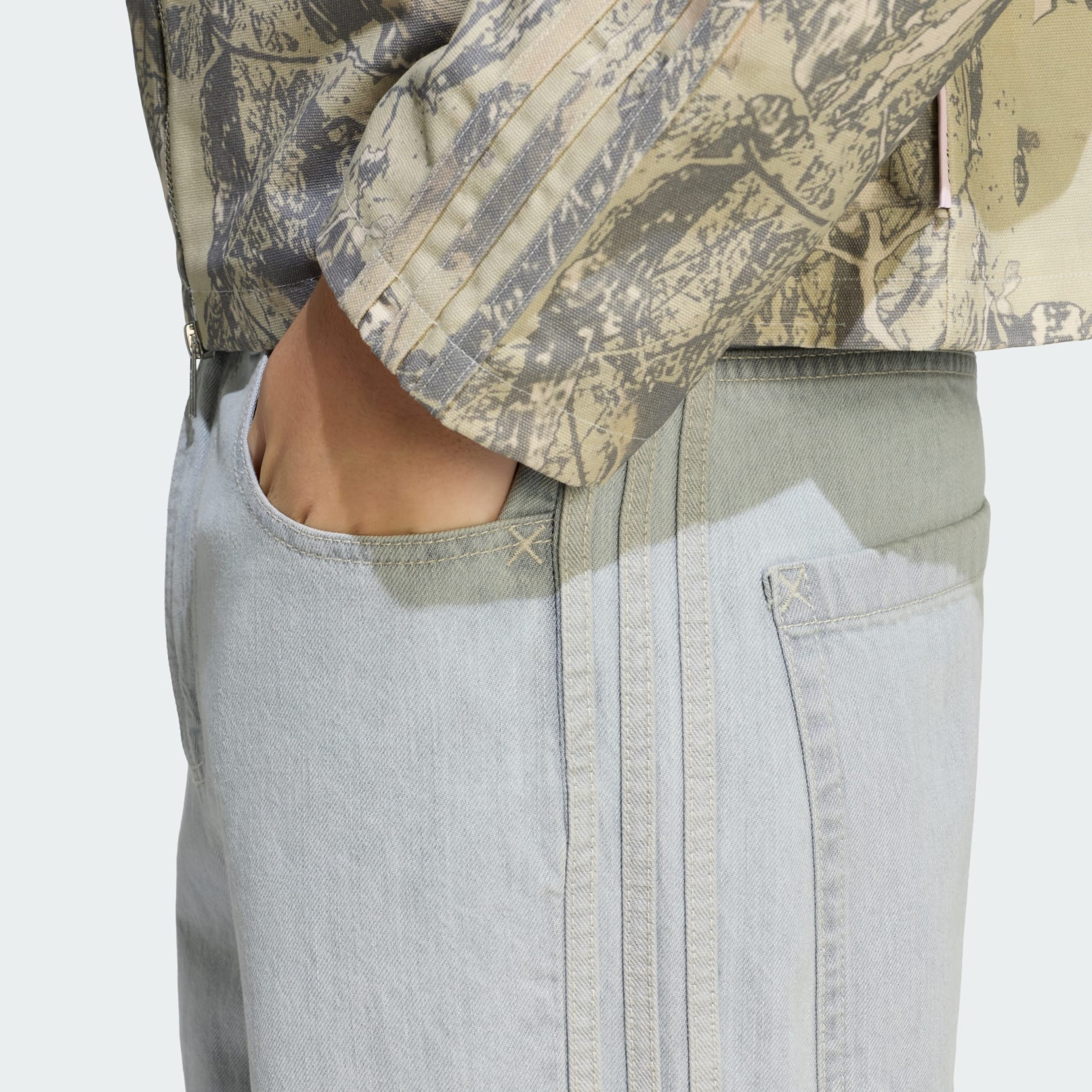 JEAN SKATER JAMBES LARGES 90s ALTERNATIVE SPORT