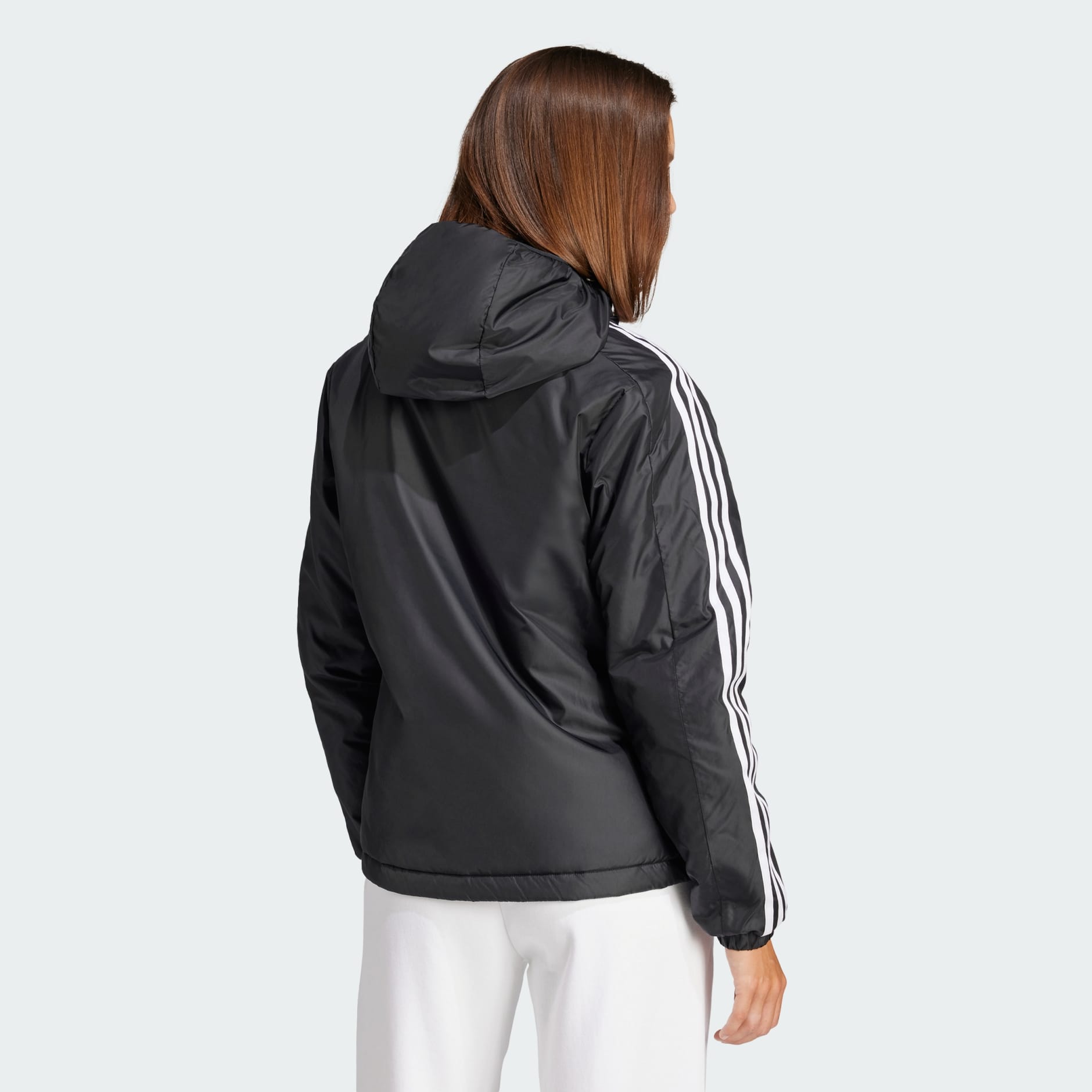 Essentials 3-Stripes Insulation Hooded Jacket