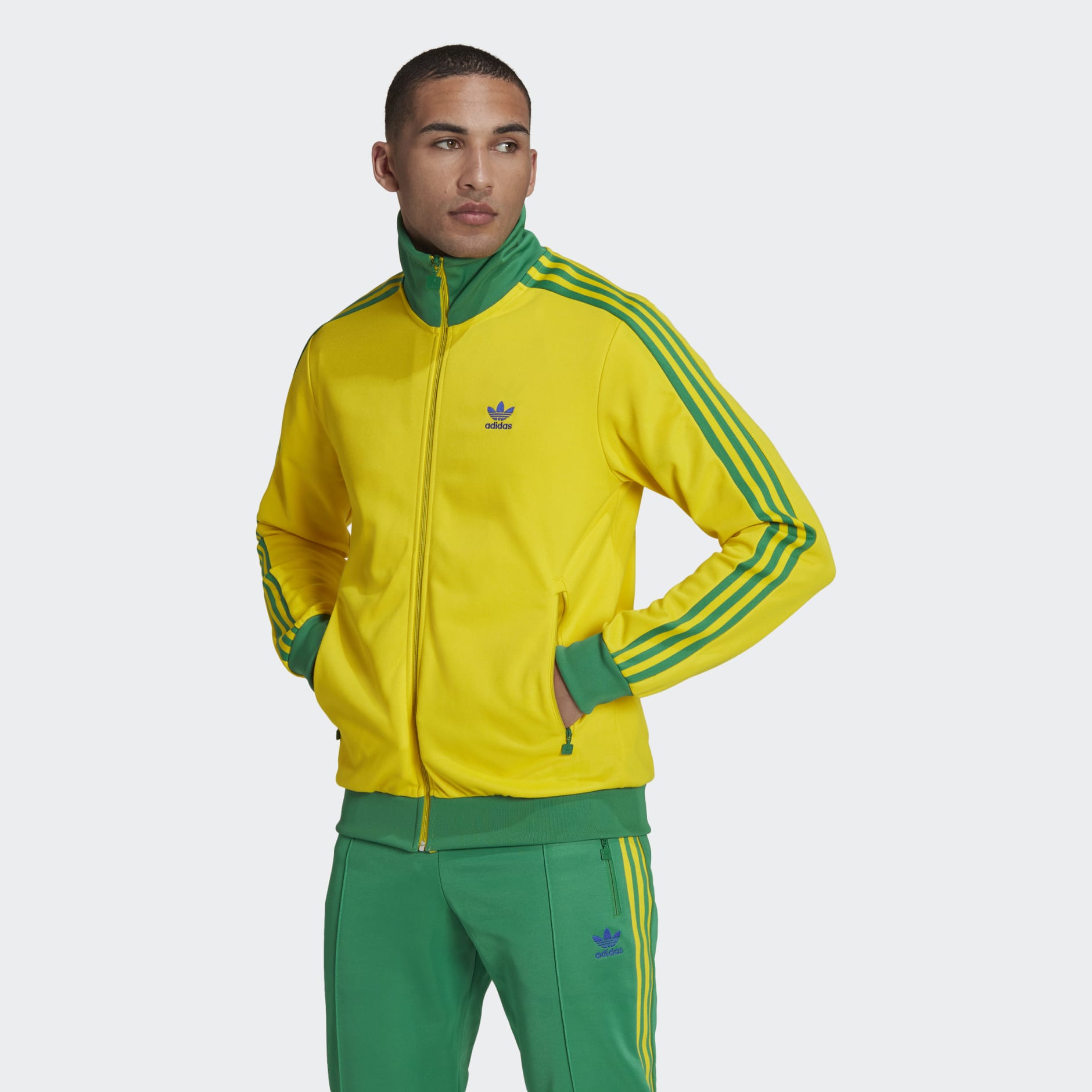 Clothing - Beckenbauer Track Jacket - Yellow | adidas Israel
