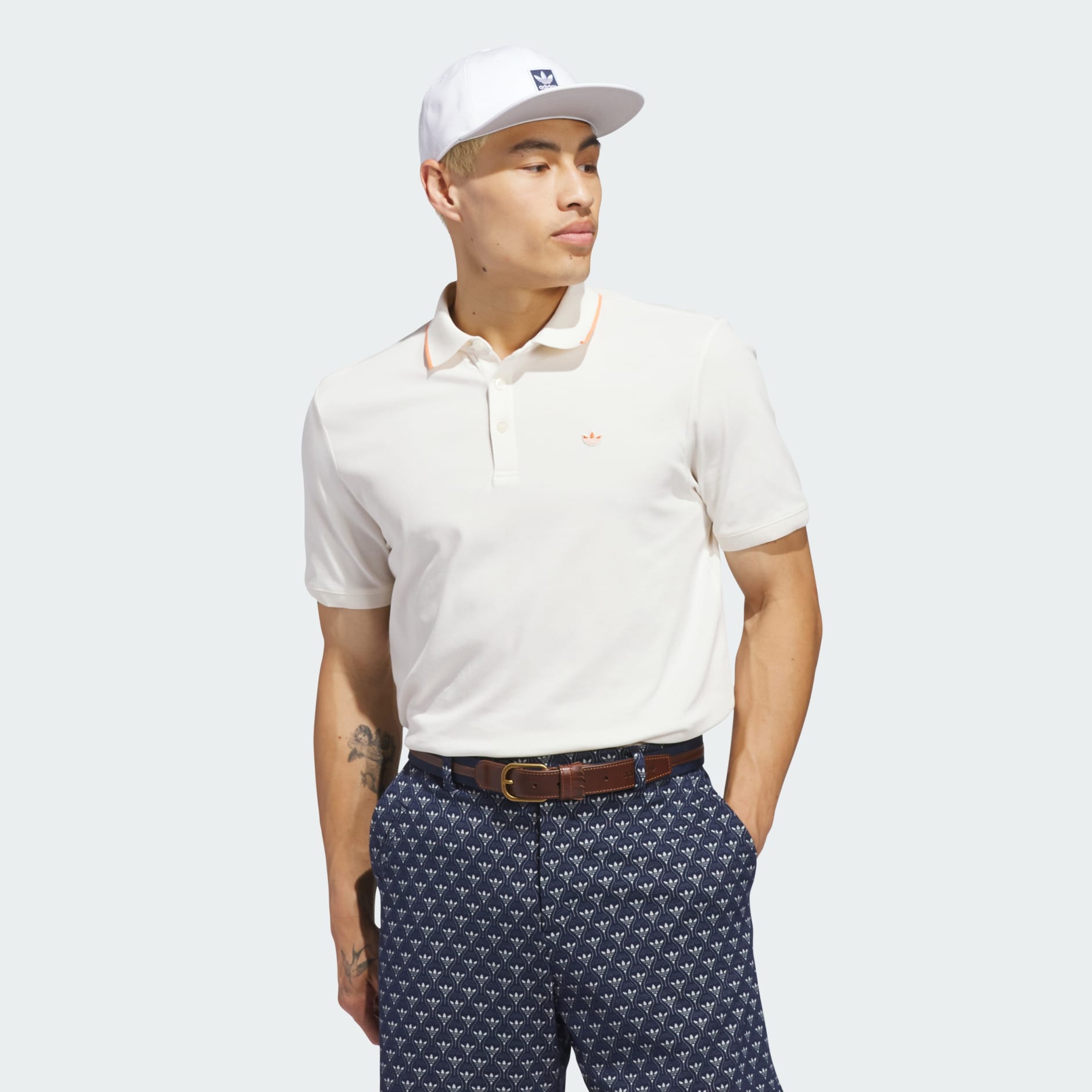 Tricou polo Originals Twistknit Trefoil