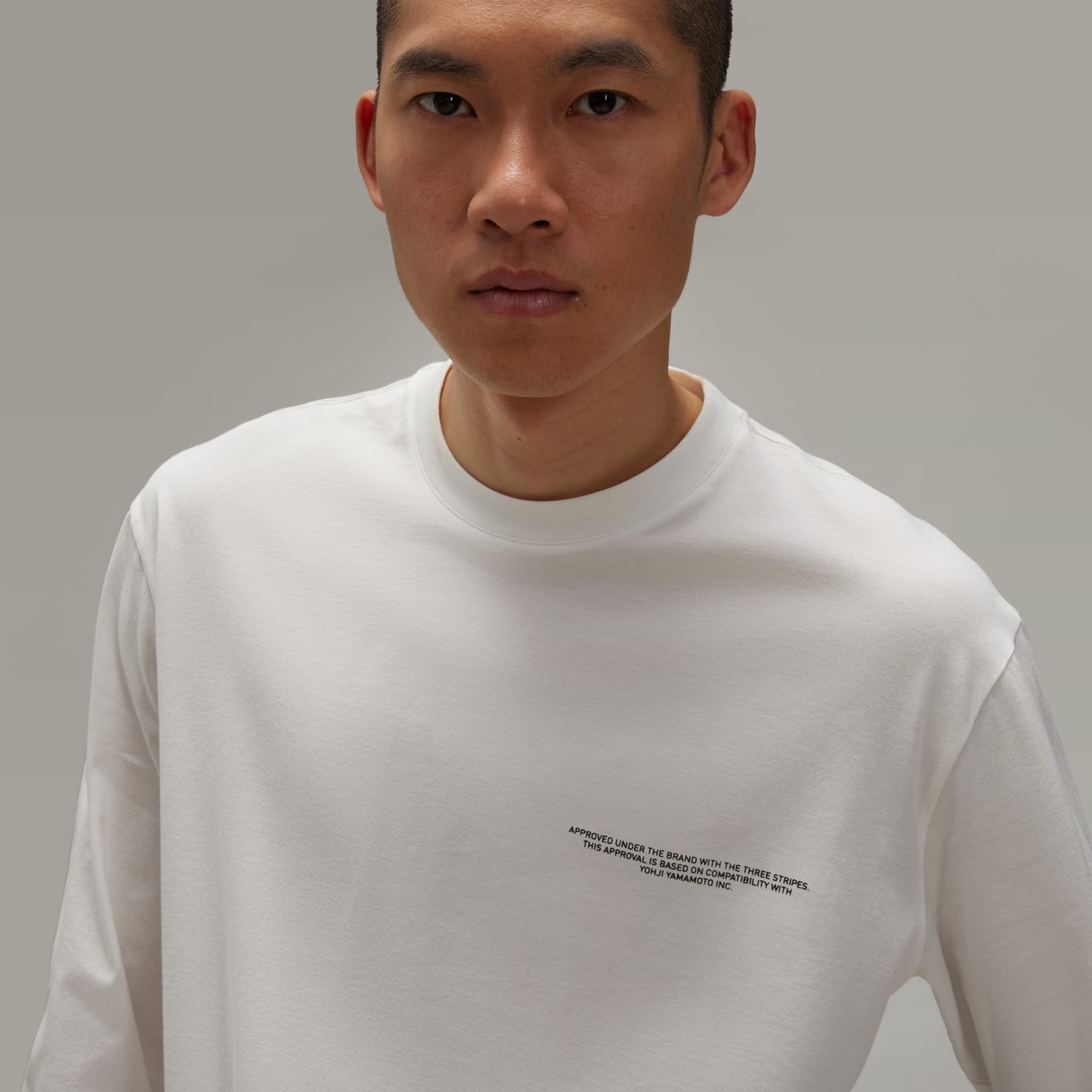 Y-3 Logo Long Sleeve Tee