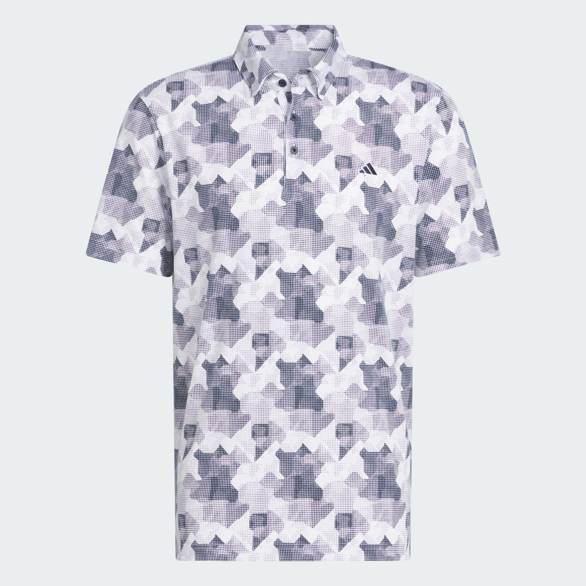 Clothing - Go-To Printed Polo Shirt - White | adidas Oman