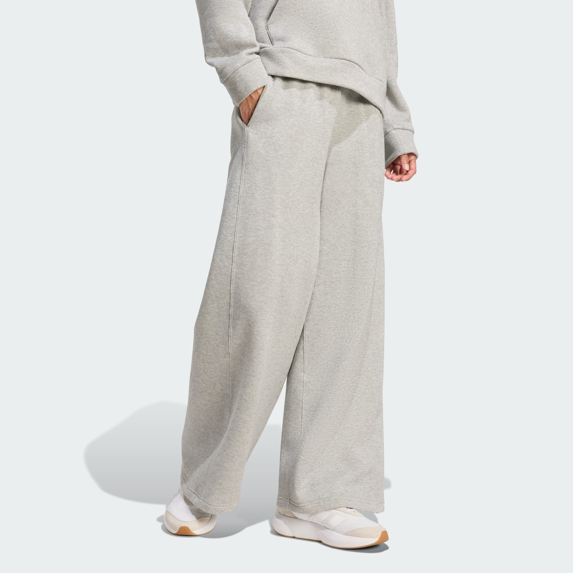 ALL SZN Holiday Glitter Fleece Loose Pants