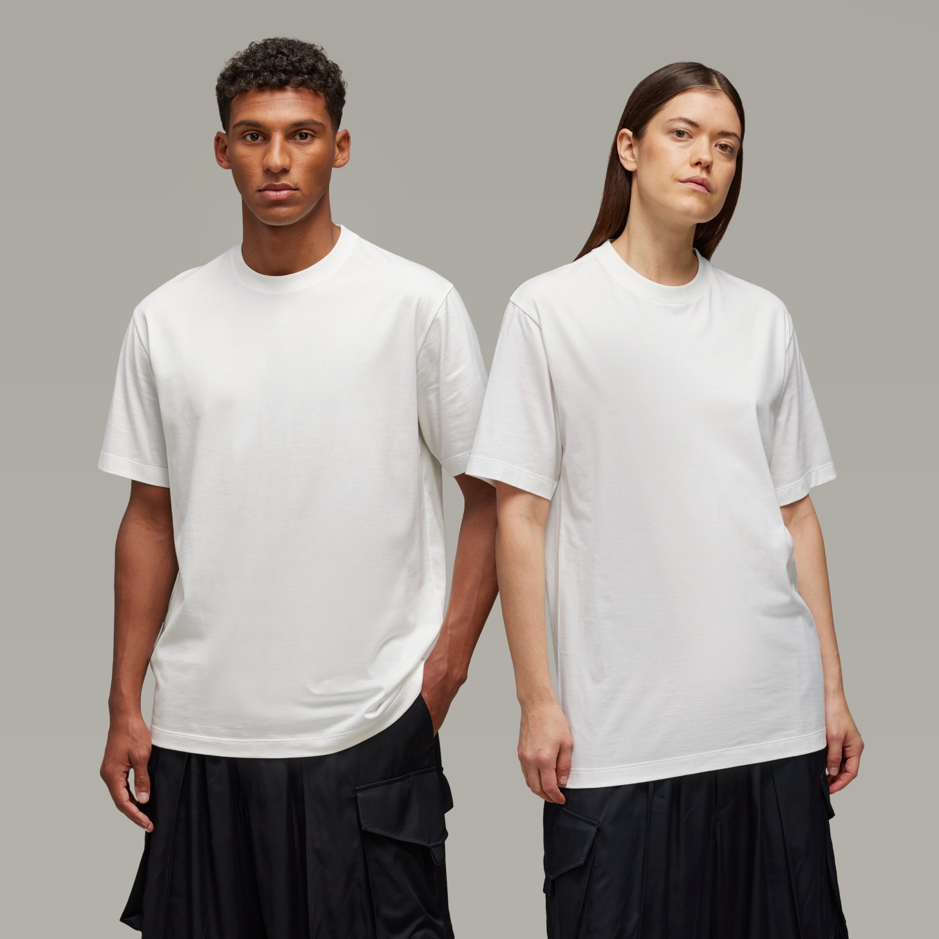 Tシャツ・カットソー Y 3 Men T Shirts LJM7815 White Clothing - Y-3 Graphic Short Sleeve Tee - White | adidas Oman