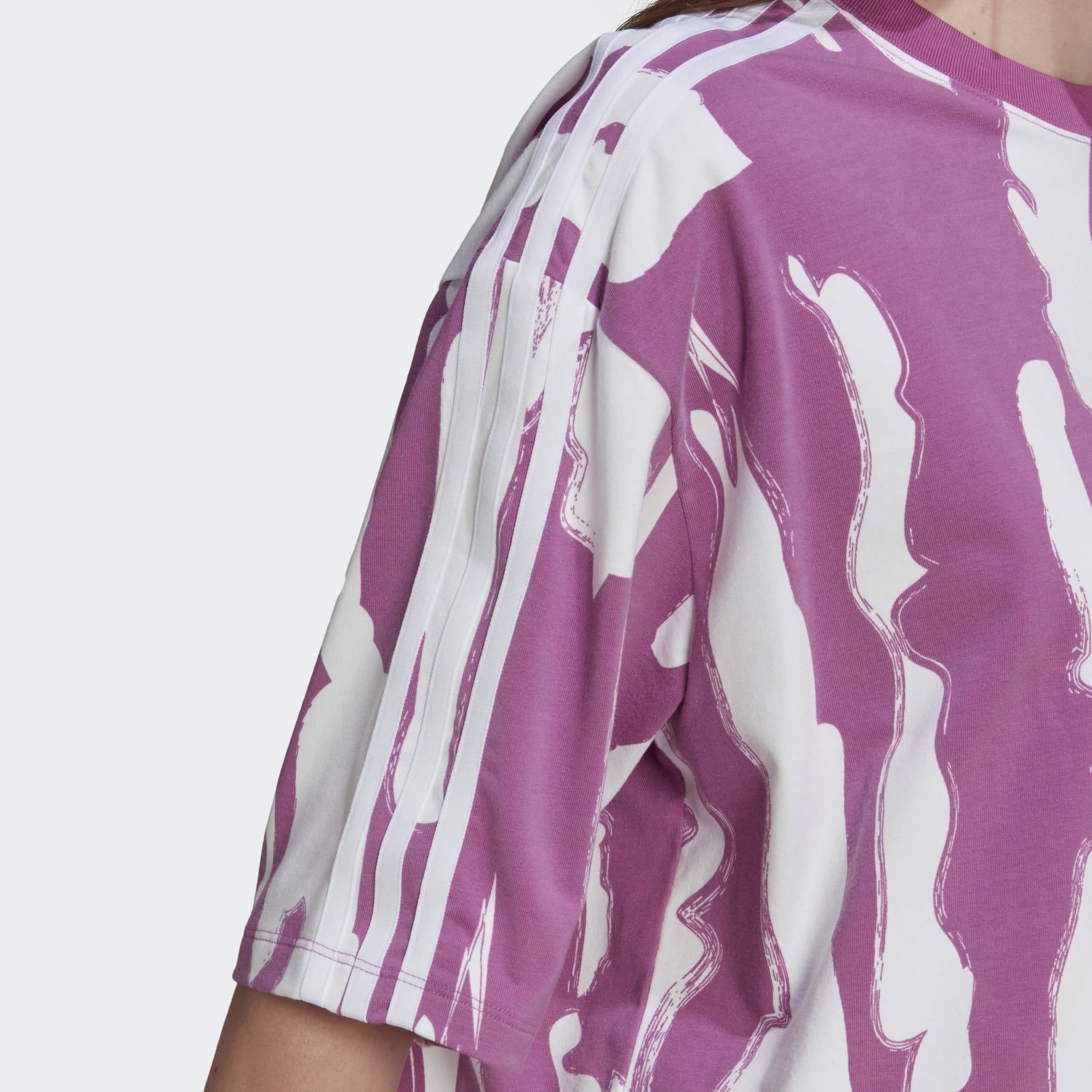 Thebe Magugu Allover Print Crop Tee