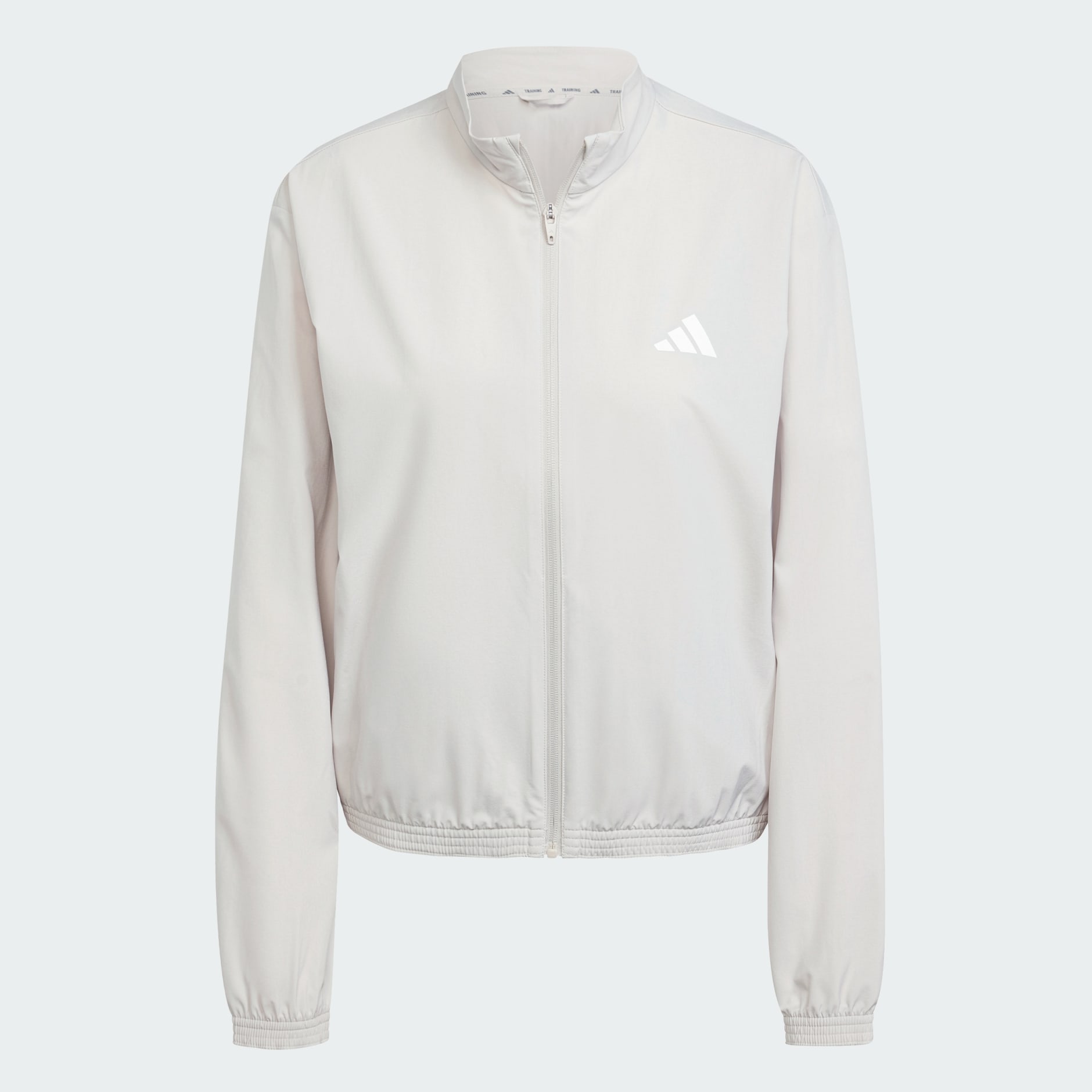 ◆adidas◆ Train Essentials 3S Woven Warm-up Jacket JE6173 Train Essentials 3-Stripes Woven Warm-Up Jacket - Beige