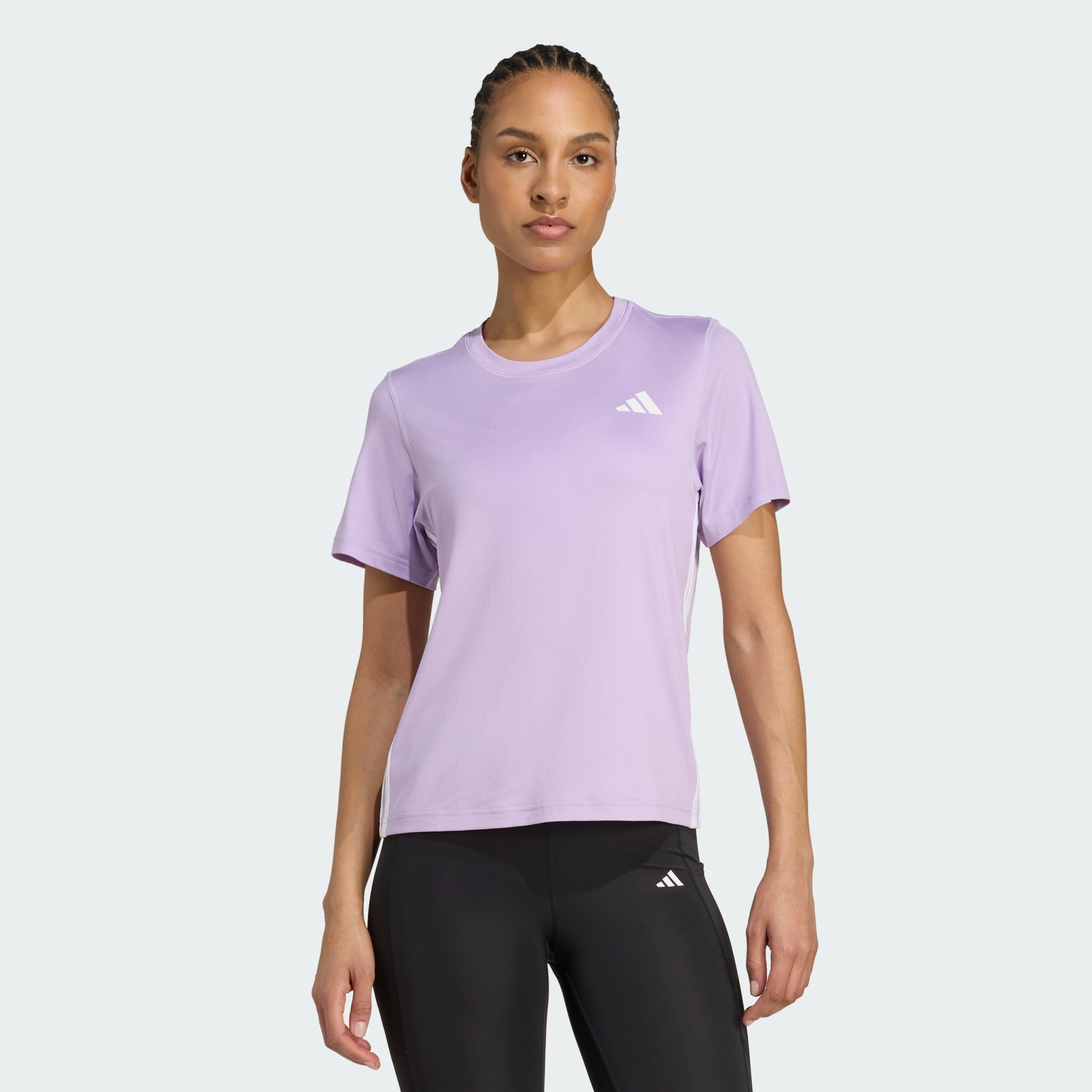 Train Essentials 3-Stripes Workout Tee