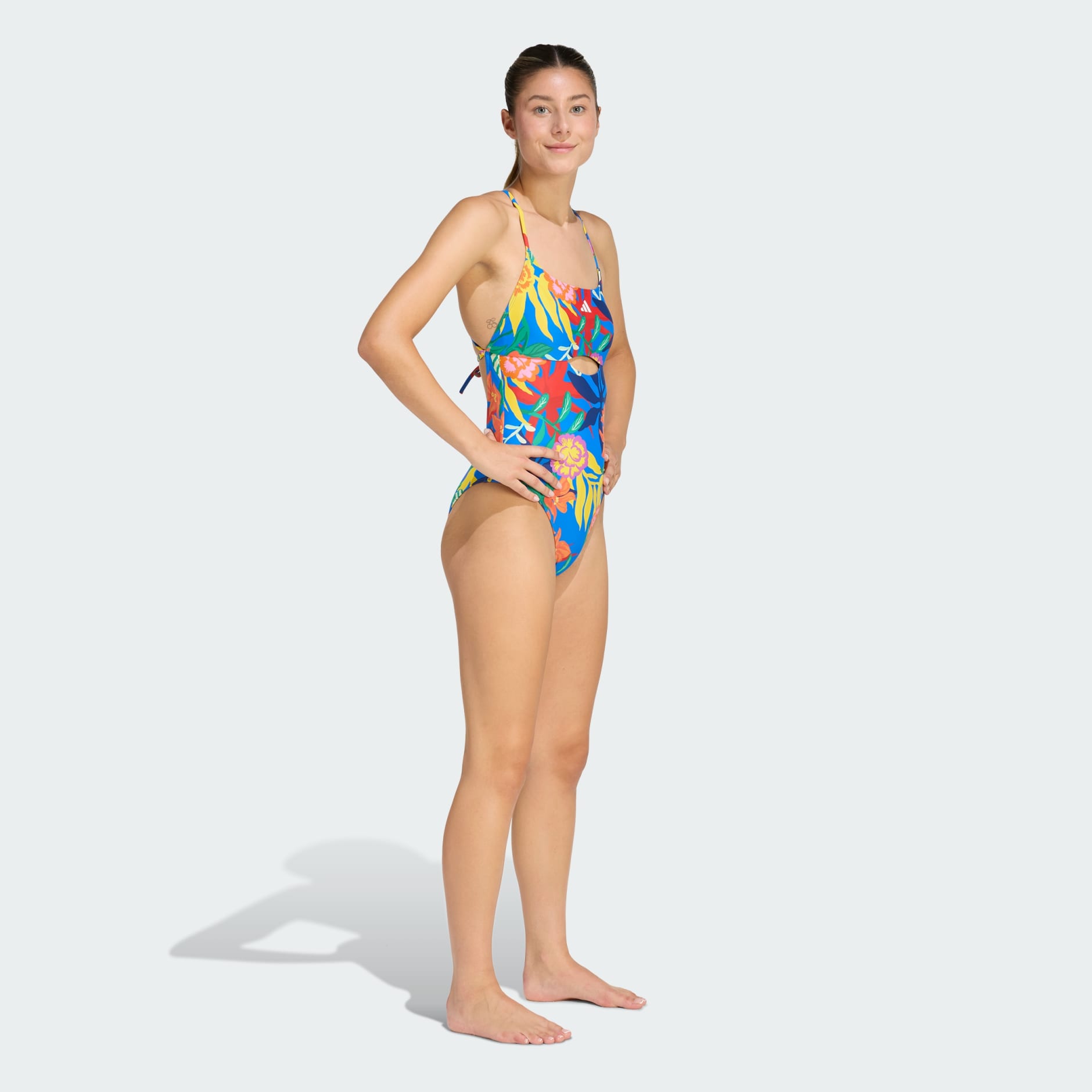 COSTUM DE BAIE MEXICANA FLORALS TIE-BACK