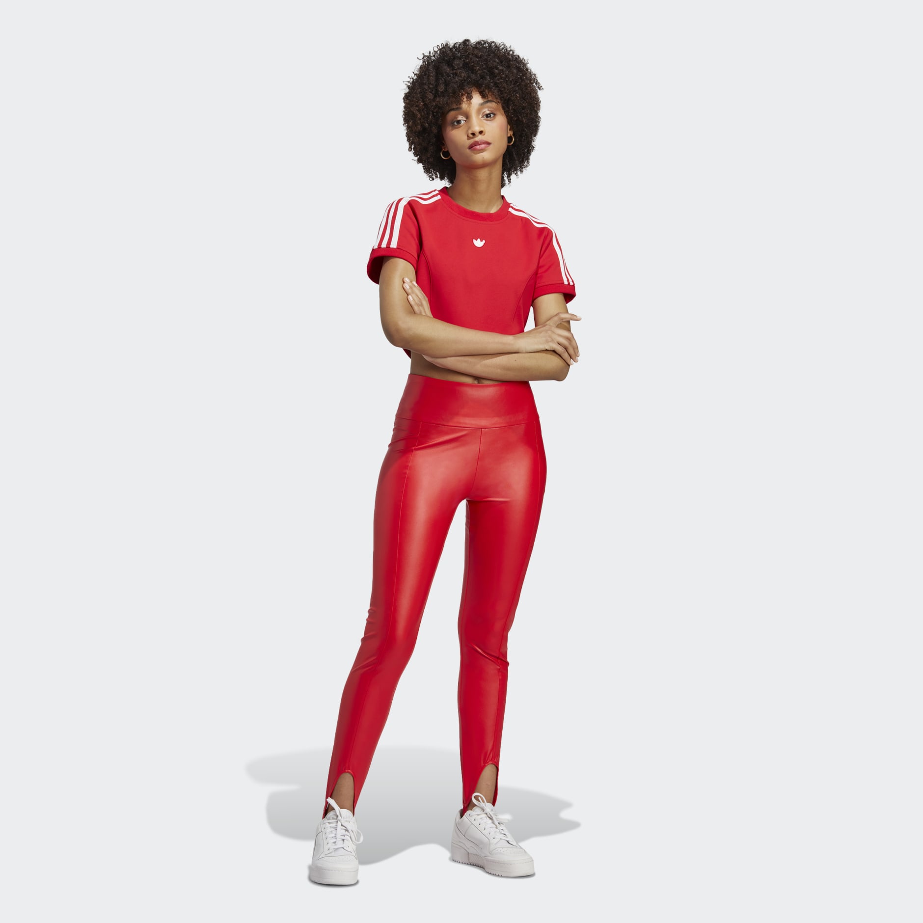 Blue Version Crop Tee