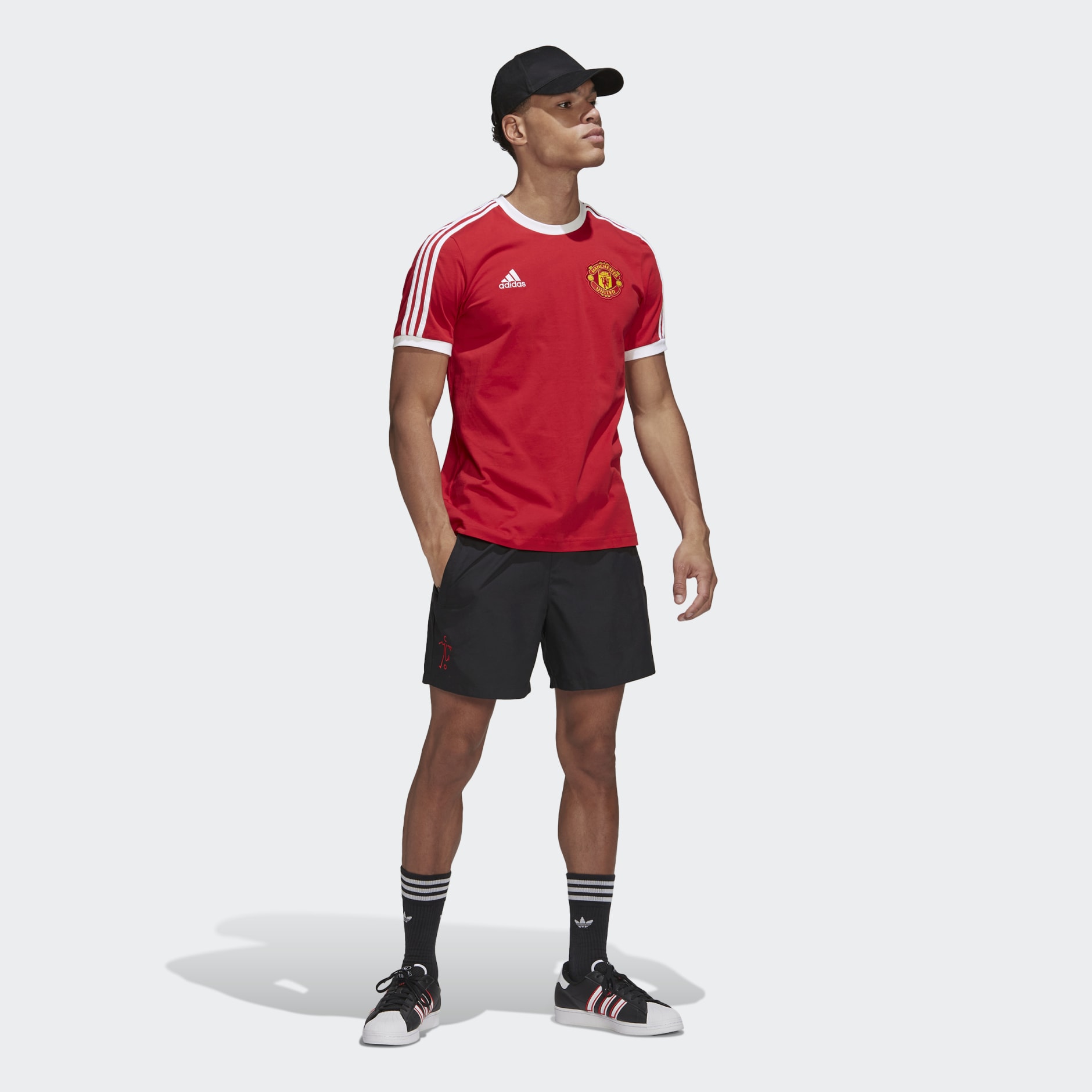 Manchester United 3-Stripes Tee