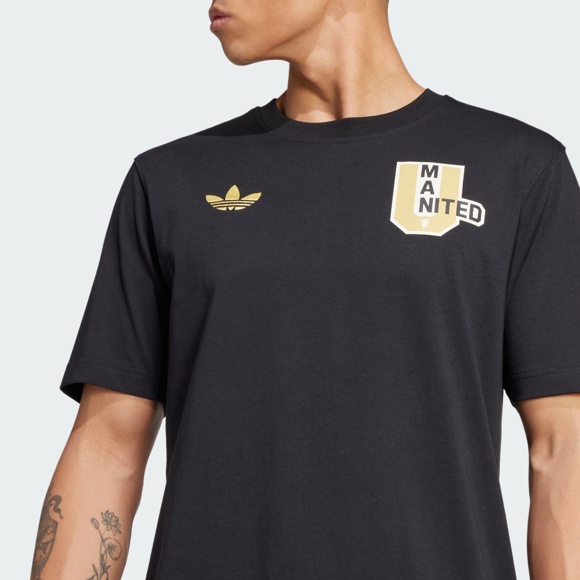 Manchester United VRCT Tee - Black | adidas Hong Kong