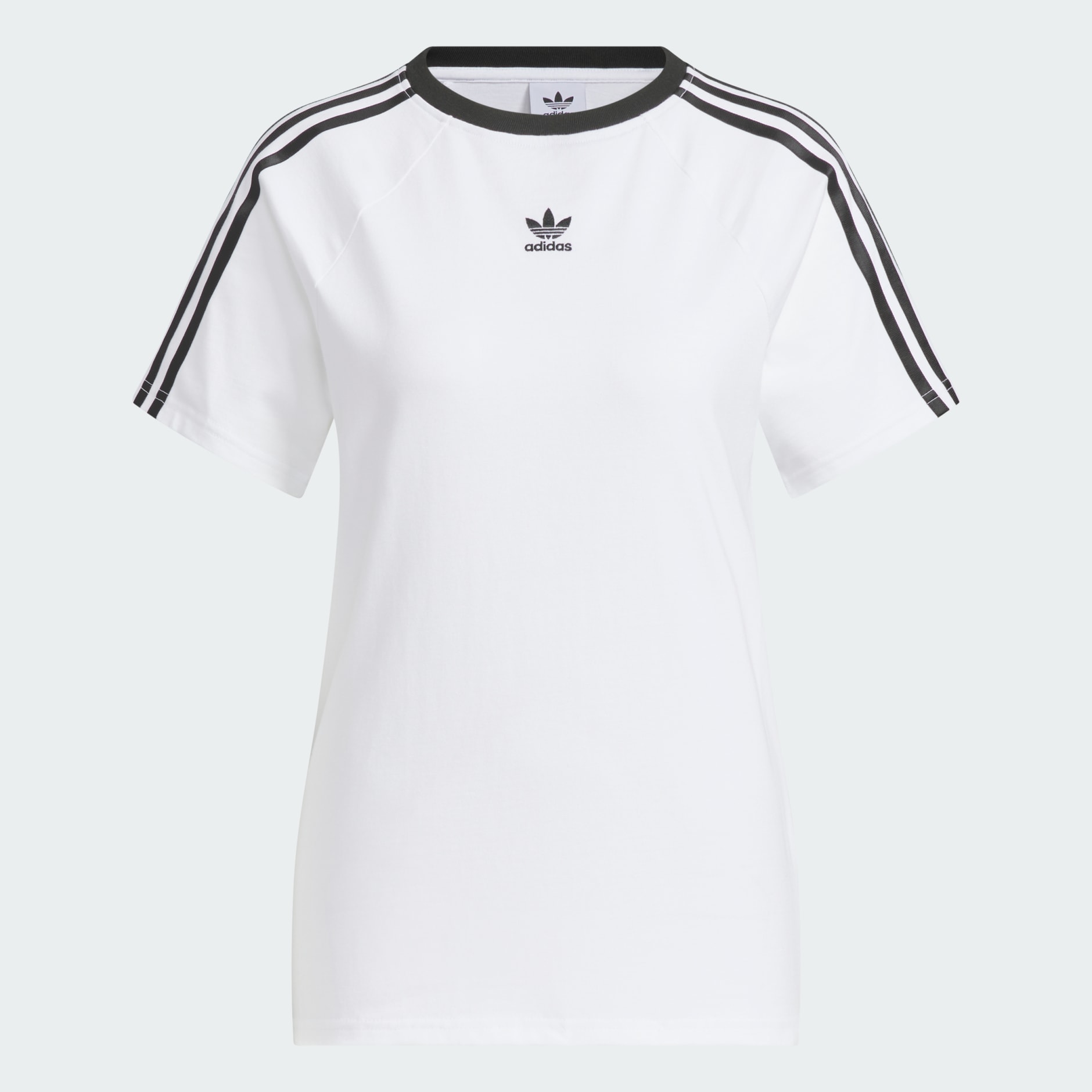 3-Stripes Cali Short Sleeve Tee - White | adidas Hong Kong 3-Stripes Cali Short Sleeve Tee - White | adidas Hong Kong
