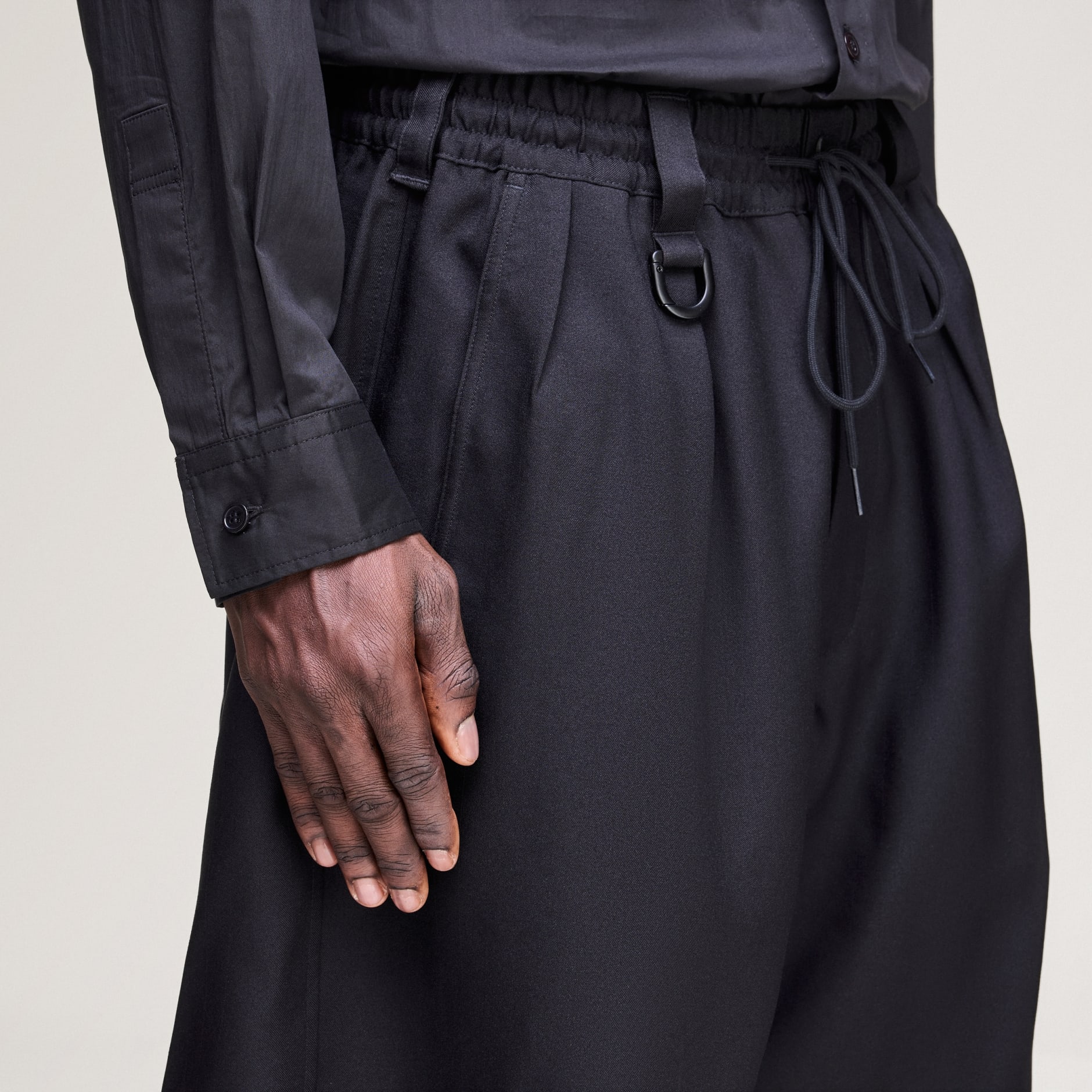 Y-3 SPORT UNIFORM CARGO SHORTS