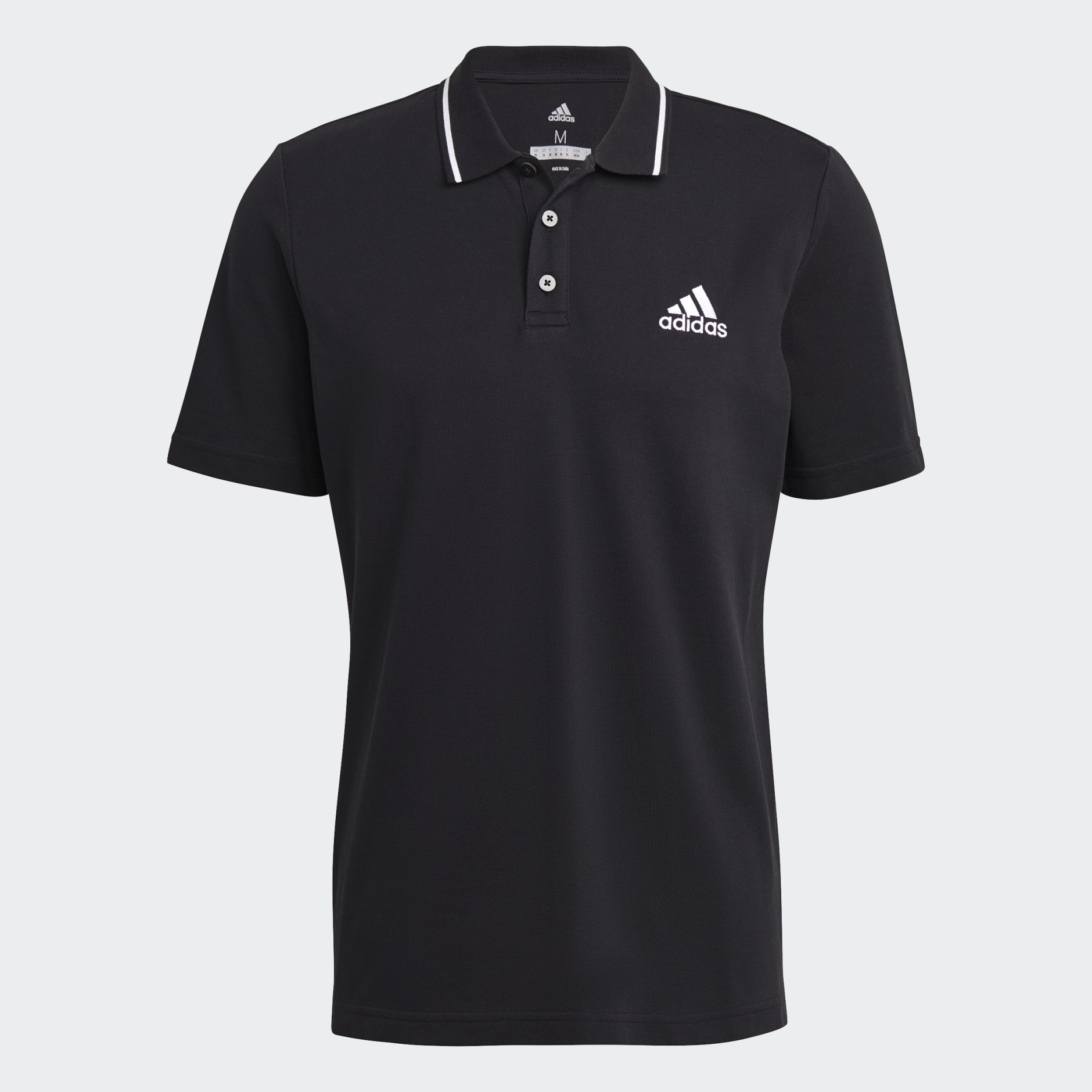 Cumplido extraer Casi adidas AEROREADY Essentials Piqué Small Logo Polo Shirt - Black | adidas NG
