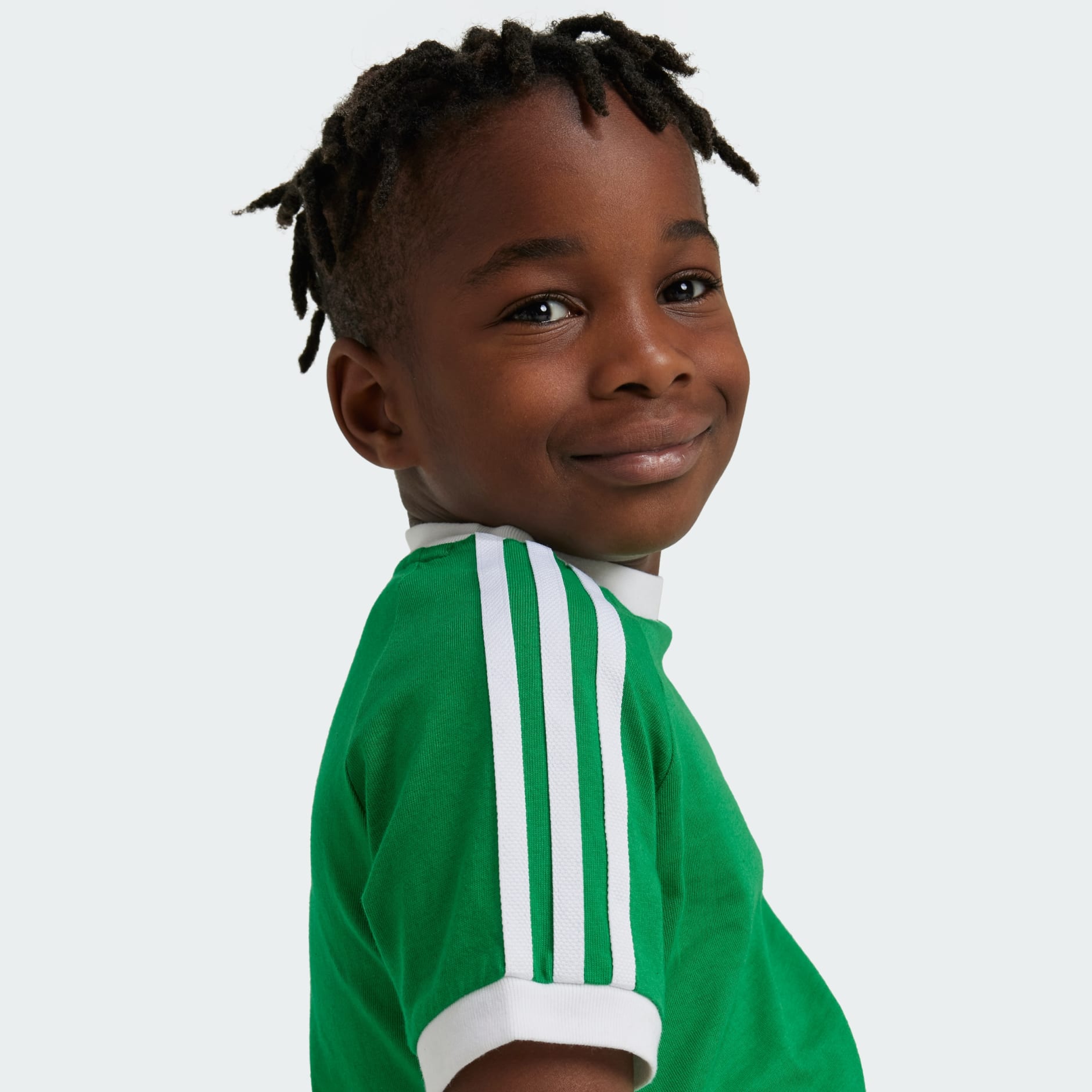 Kids Clothing - Adicolor Trefoil Tee Kids - Green | Adidas Saudi Arabia