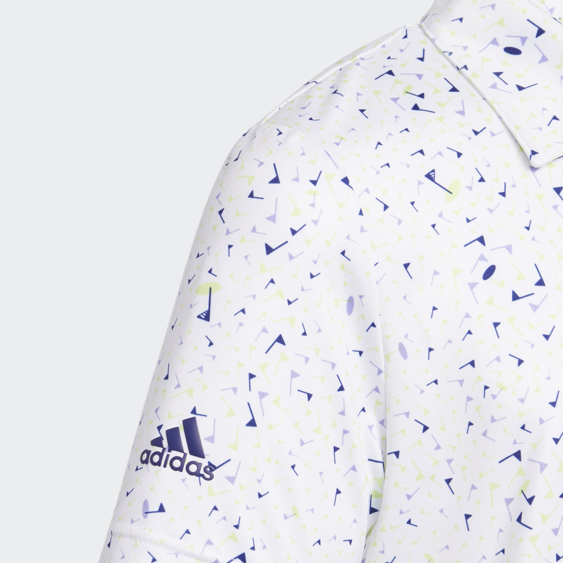 Flag-Print Polo Shirt