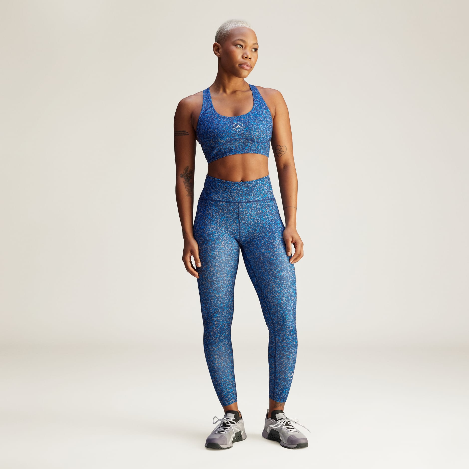 بنطال ضيّق adidas by Stella McCartney TruePurpose Optime Printed Training