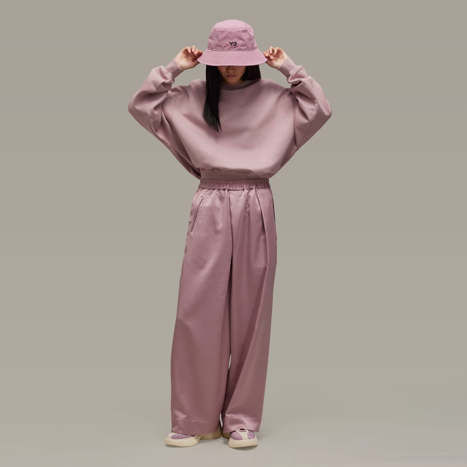 Y-3 Brushed Terry Boxy Crew Sweatshirt