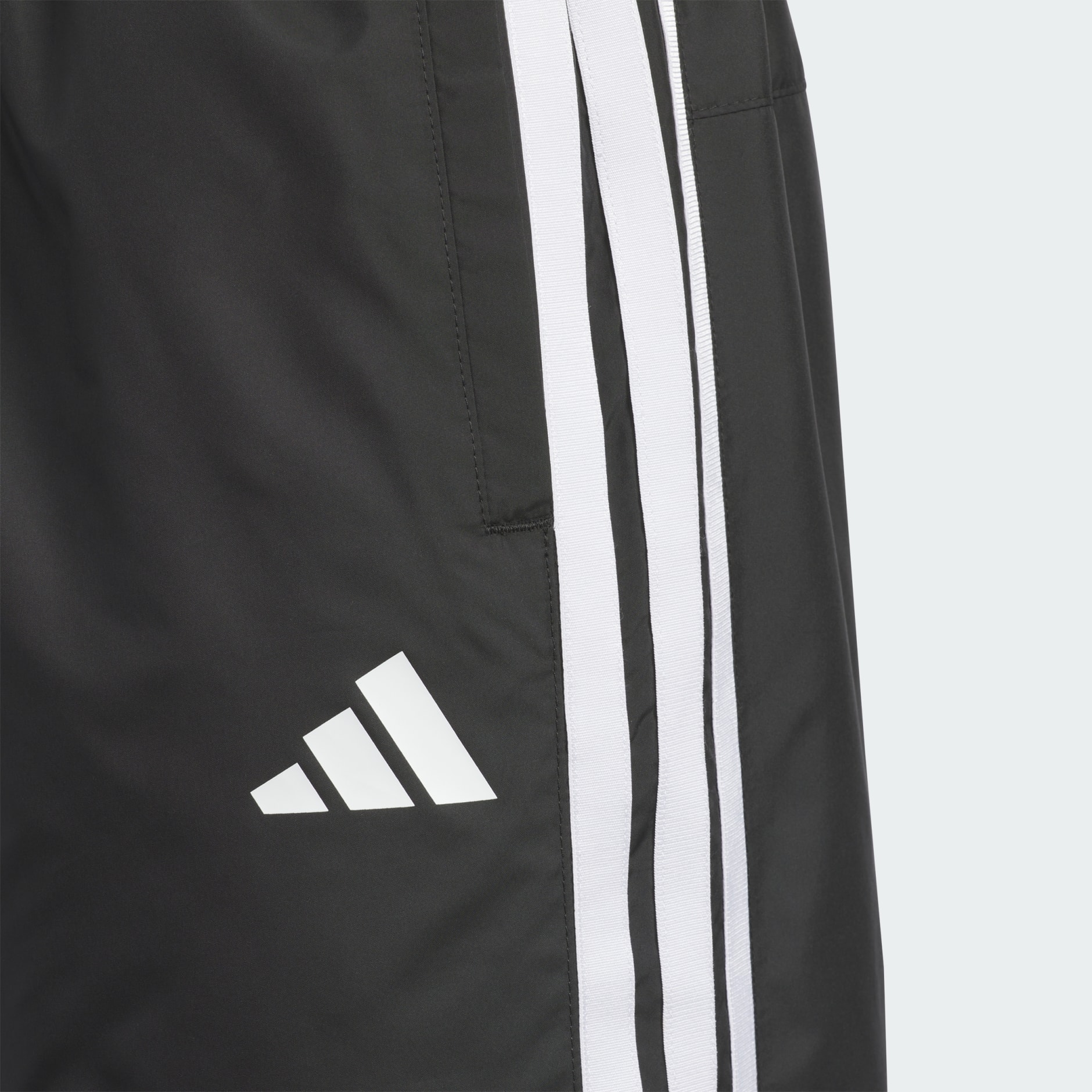 Musthaves 童裝拼色拉絨經編織物梭織九分褲