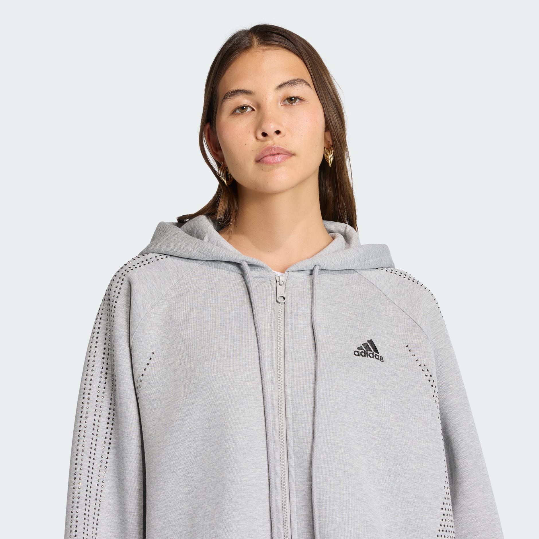 TEAMGEIST RHINESTONE TRACK TOP