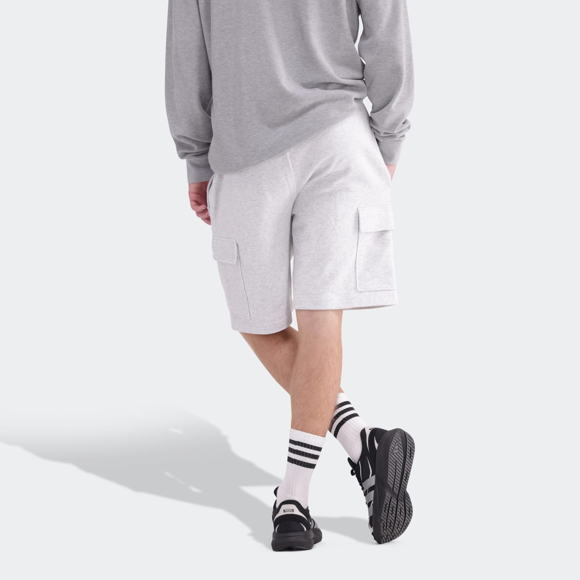 Essentials Feel Cozy Fleece Cargo Shorts